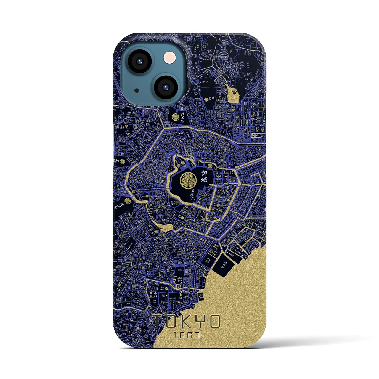【東京(東京都)】万延江戸図iPhoneケース(バックカバータイプ)
