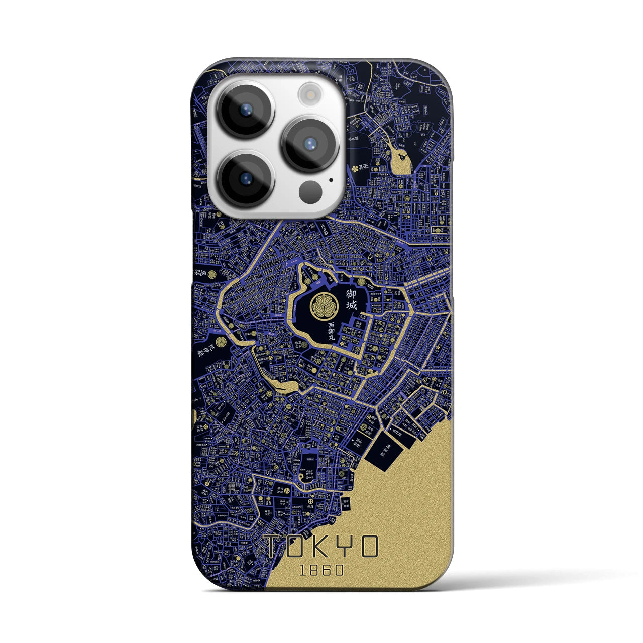 【東京(東京都)】万延江戸図iPhoneケース(バックカバータイプ)