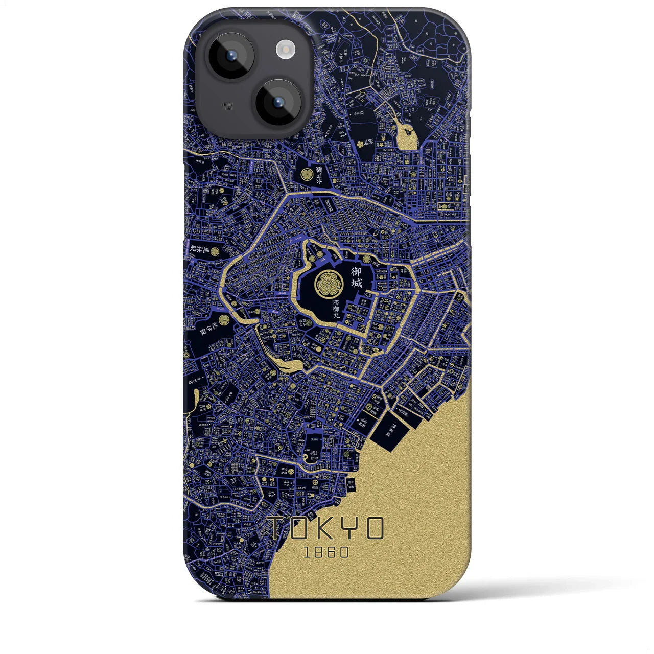 【東京(東京都)】万延江戸図iPhoneケース(バックカバータイプ)