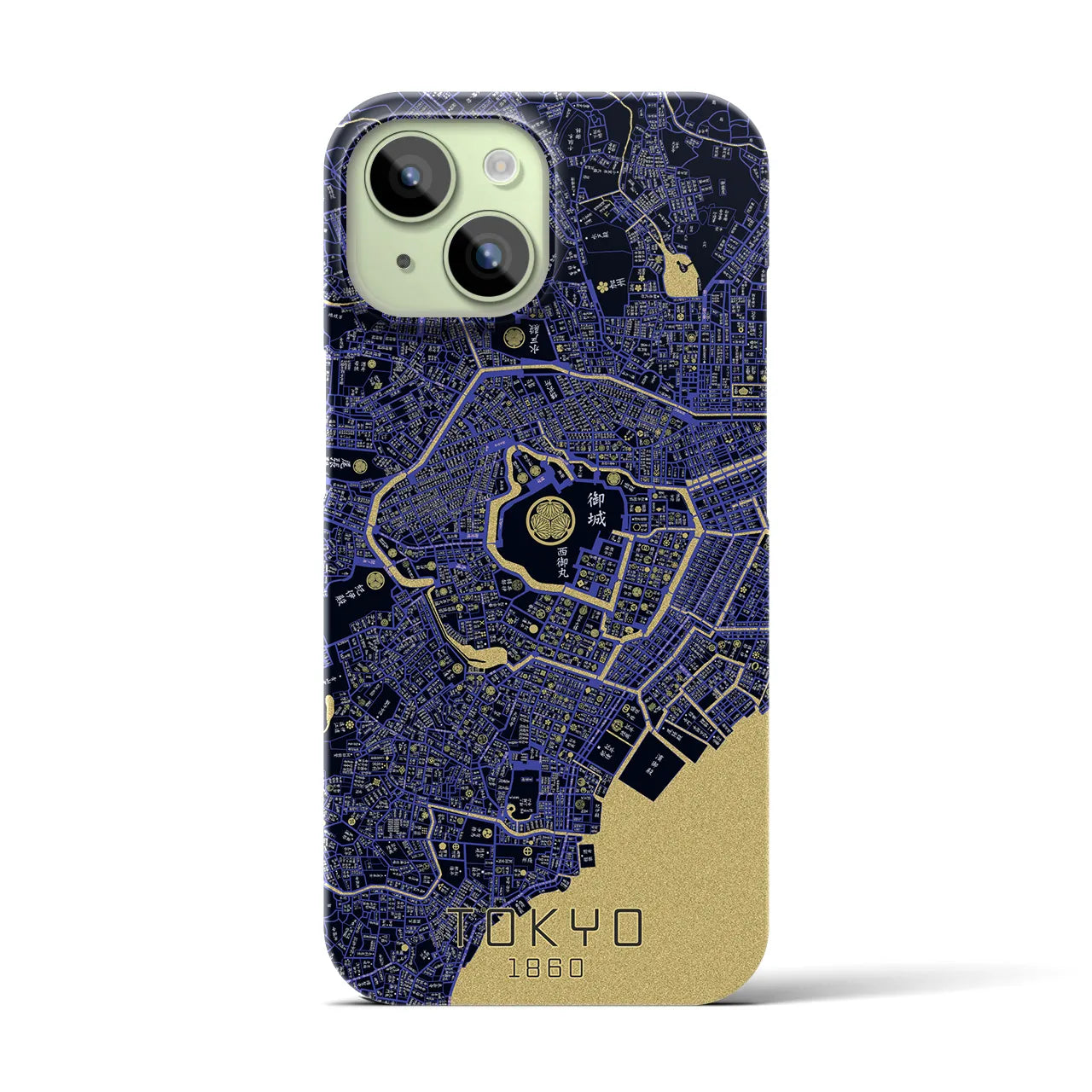 【東京(東京都)】万延江戸図iPhoneケース(バックカバータイプ)