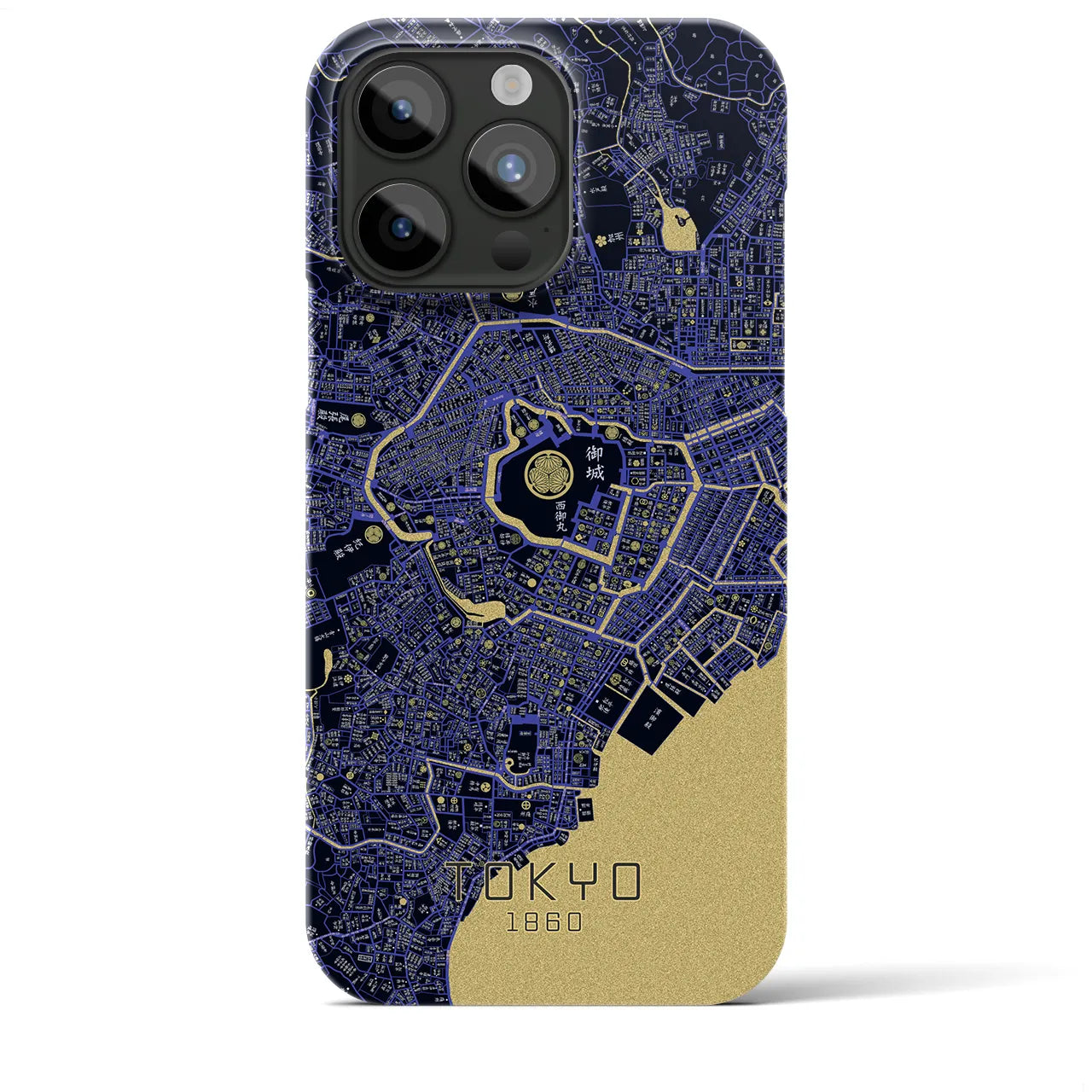 【東京(東京都)】万延江戸図iPhoneケース(バックカバータイプ)