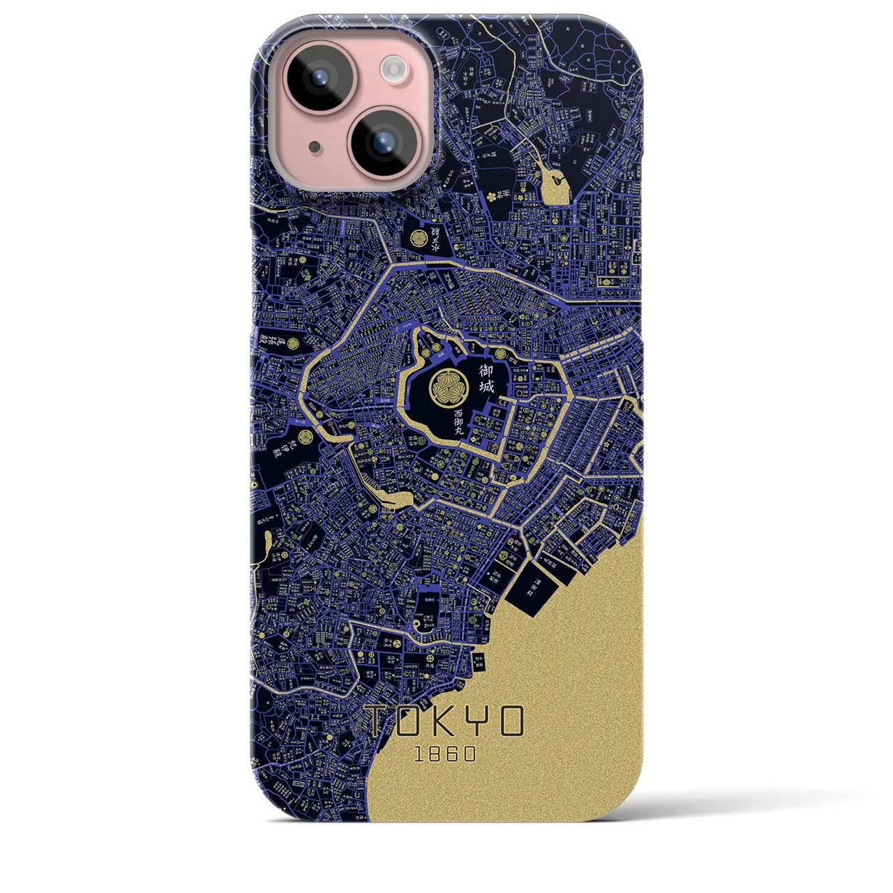 【東京(東京都)】万延江戸図iPhoneケース(バックカバータイプ)