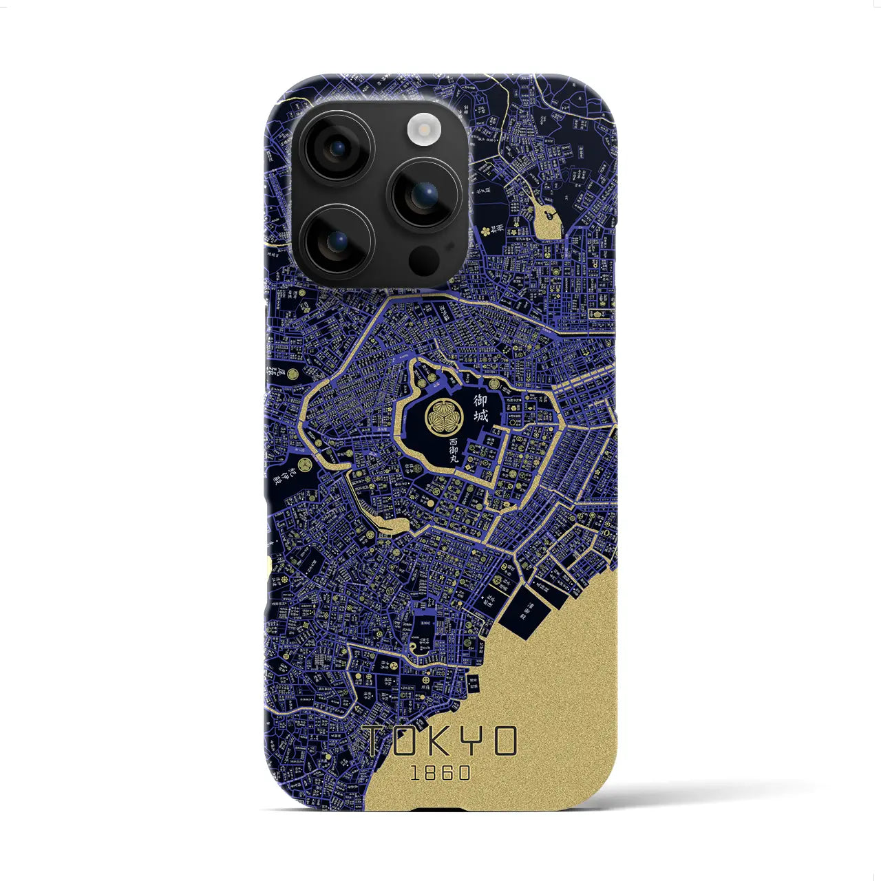 【東京(東京都)】万延江戸図iPhoneケース(バックカバータイプ)
