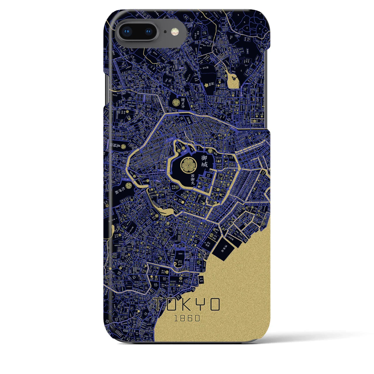 【東京(東京都)】万延江戸図iPhoneケース(バックカバータイプ)