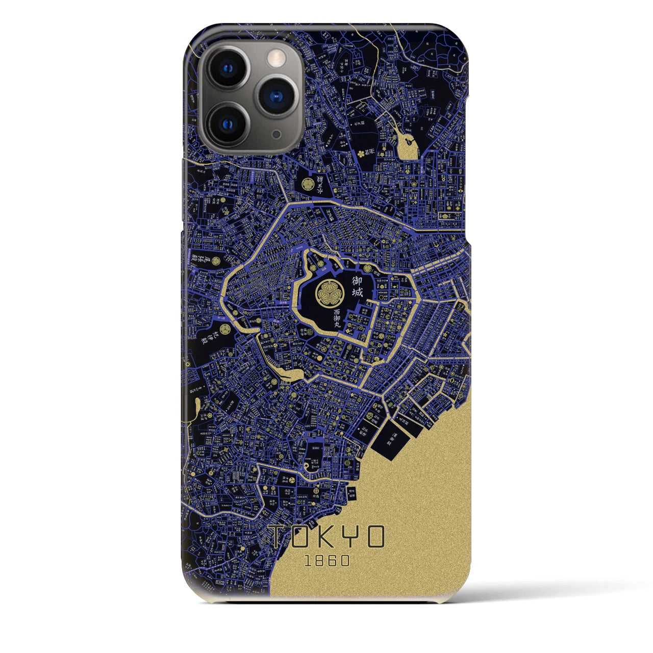 【東京(東京都)】万延江戸図iPhoneケース(バックカバータイプ)