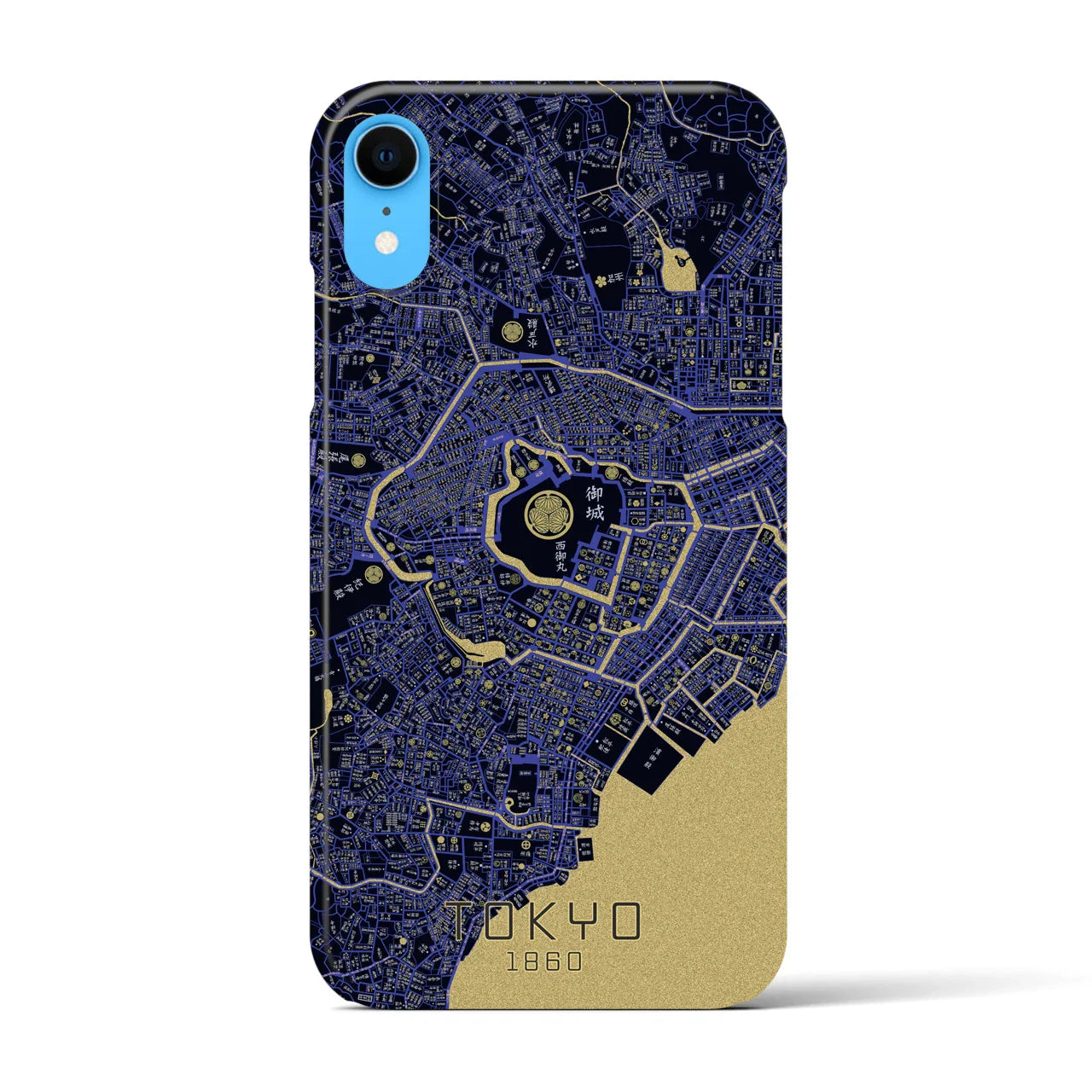 【東京(東京都)】万延江戸図iPhoneケース(バックカバータイプ)