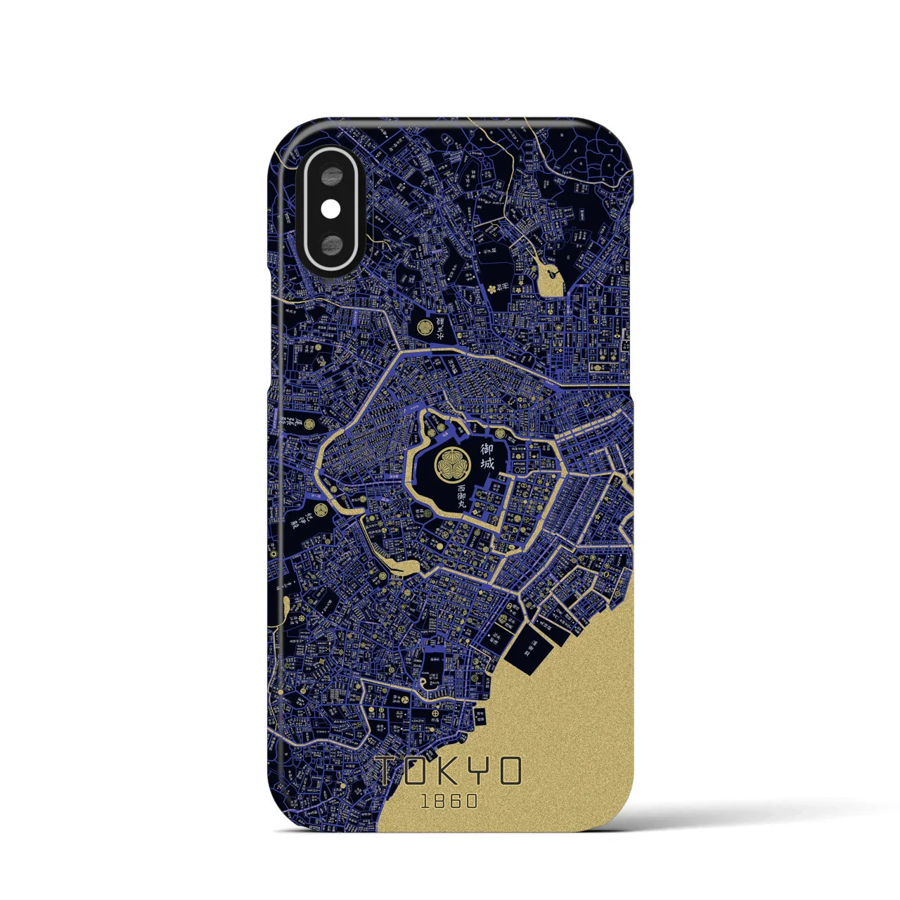 【東京(東京都)】万延江戸図iPhoneケース(バックカバータイプ)