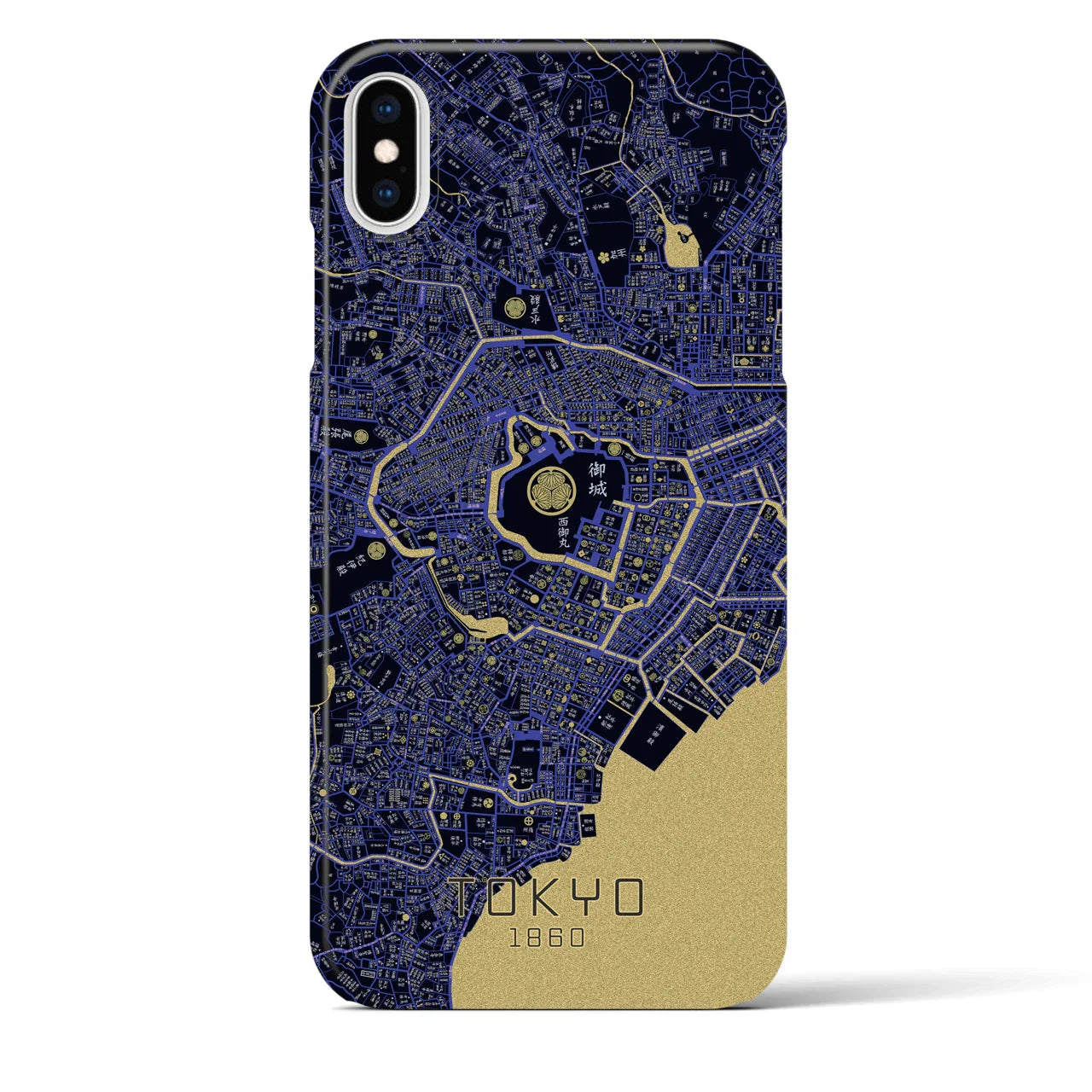 【東京(東京都)】万延江戸図iPhoneケース(バックカバータイプ)