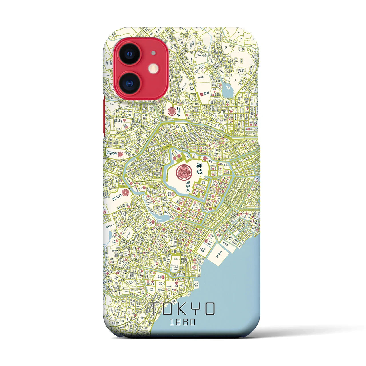 【東京(東京都)】万延江戸図iPhoneケース(バックカバータイプ)