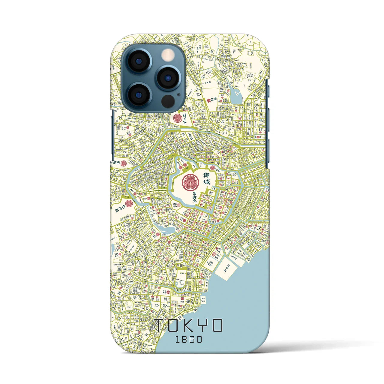 【東京(東京都)】万延江戸図iPhoneケース(バックカバータイプ)