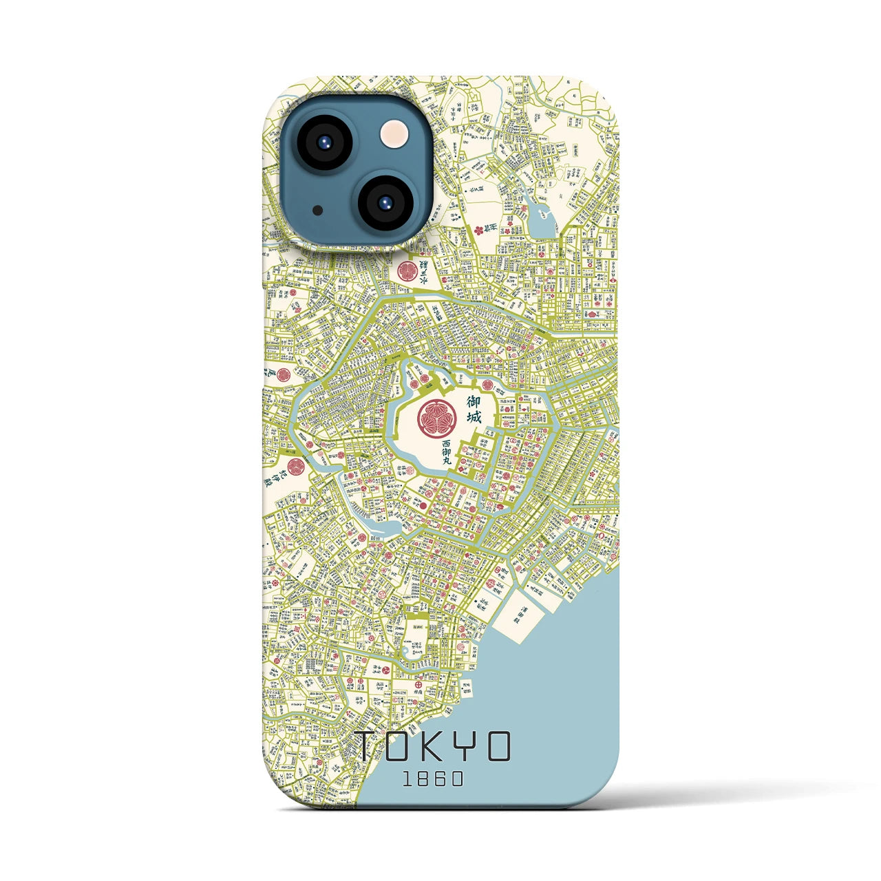 【東京(東京都)】万延江戸図iPhoneケース(バックカバータイプ)