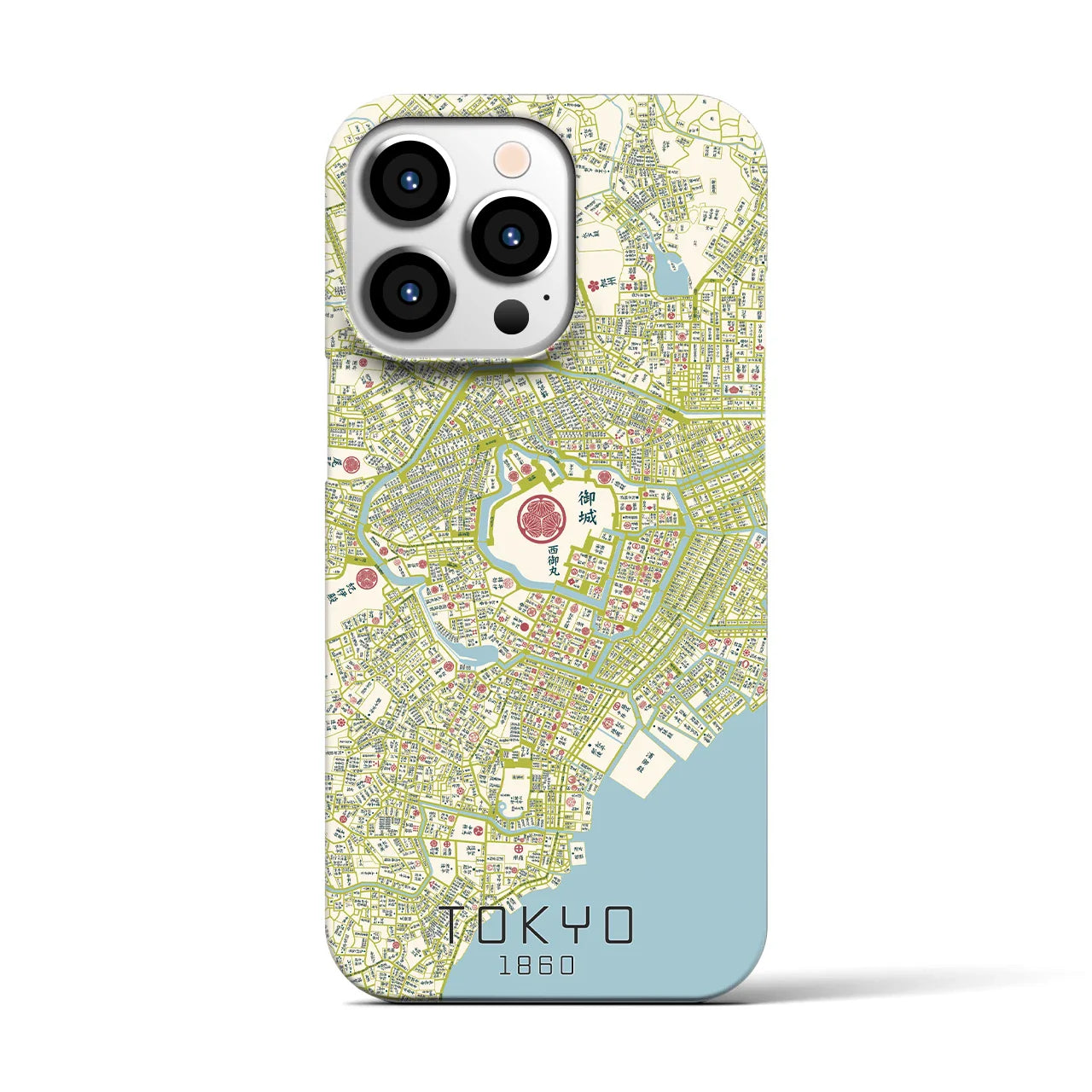【東京(東京都)】万延江戸図iPhoneケース(バックカバータイプ)