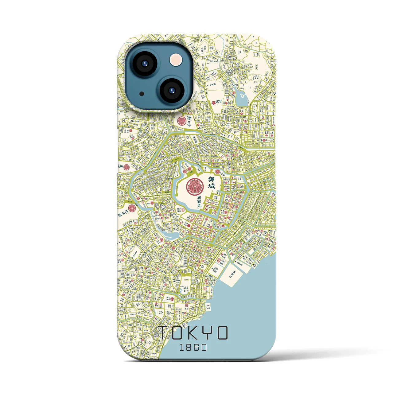 【東京(東京都)】万延江戸図iPhoneケース(バックカバータイプ)