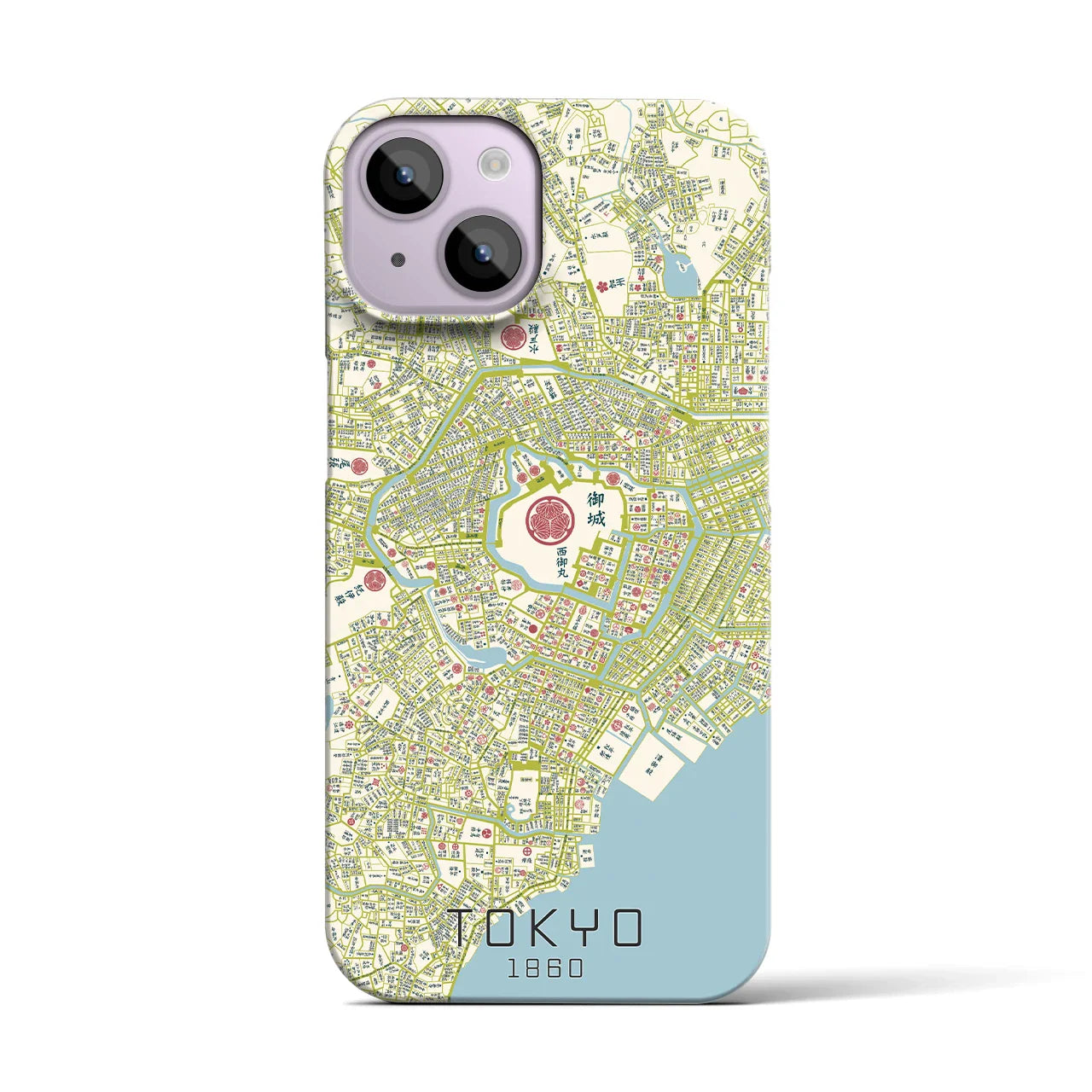 【東京(東京都)】万延江戸図iPhoneケース(バックカバータイプ)