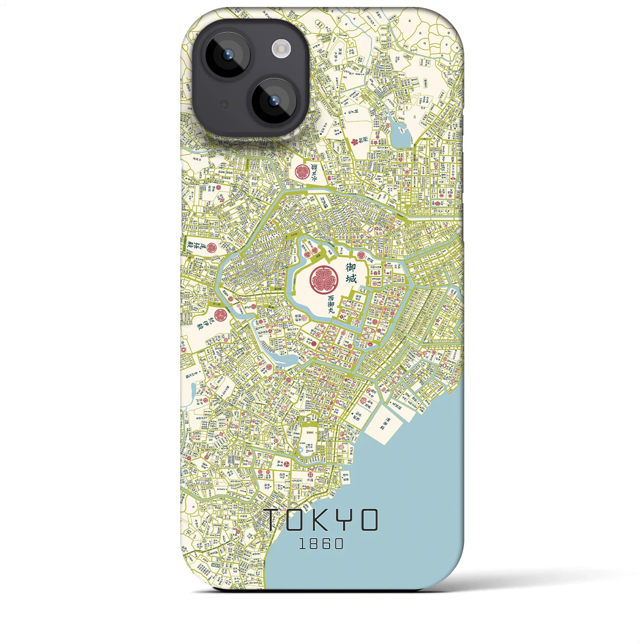 【東京(東京都)】万延江戸図iPhoneケース(バックカバータイプ)