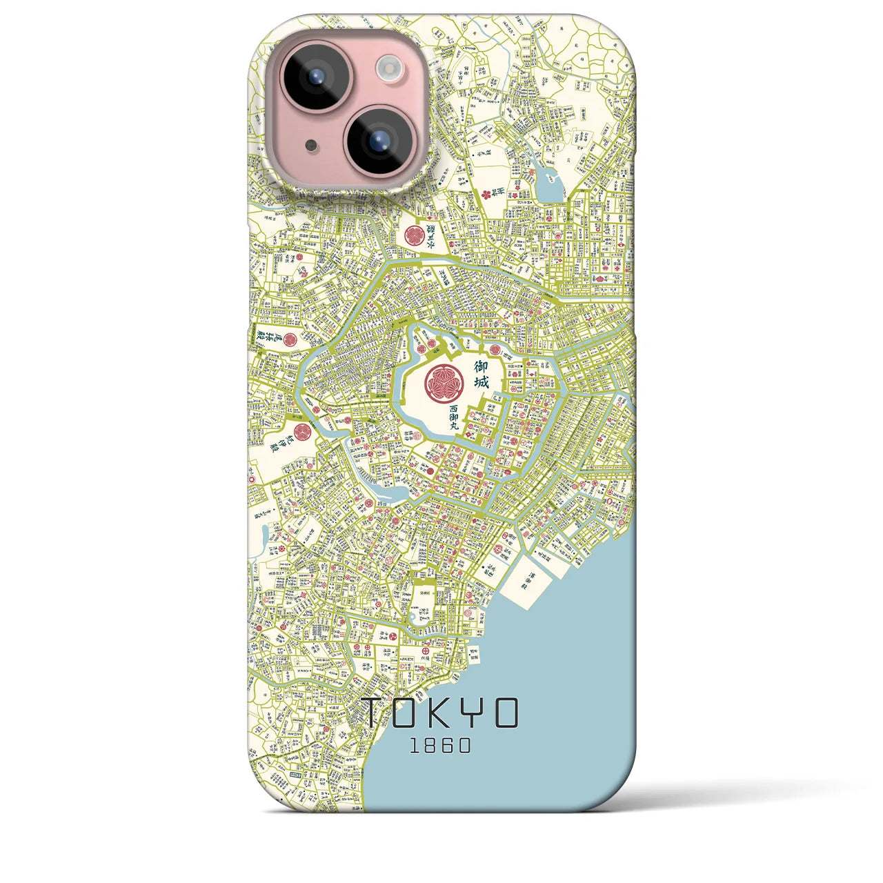 【東京(東京都)】万延江戸図iPhoneケース(バックカバータイプ)