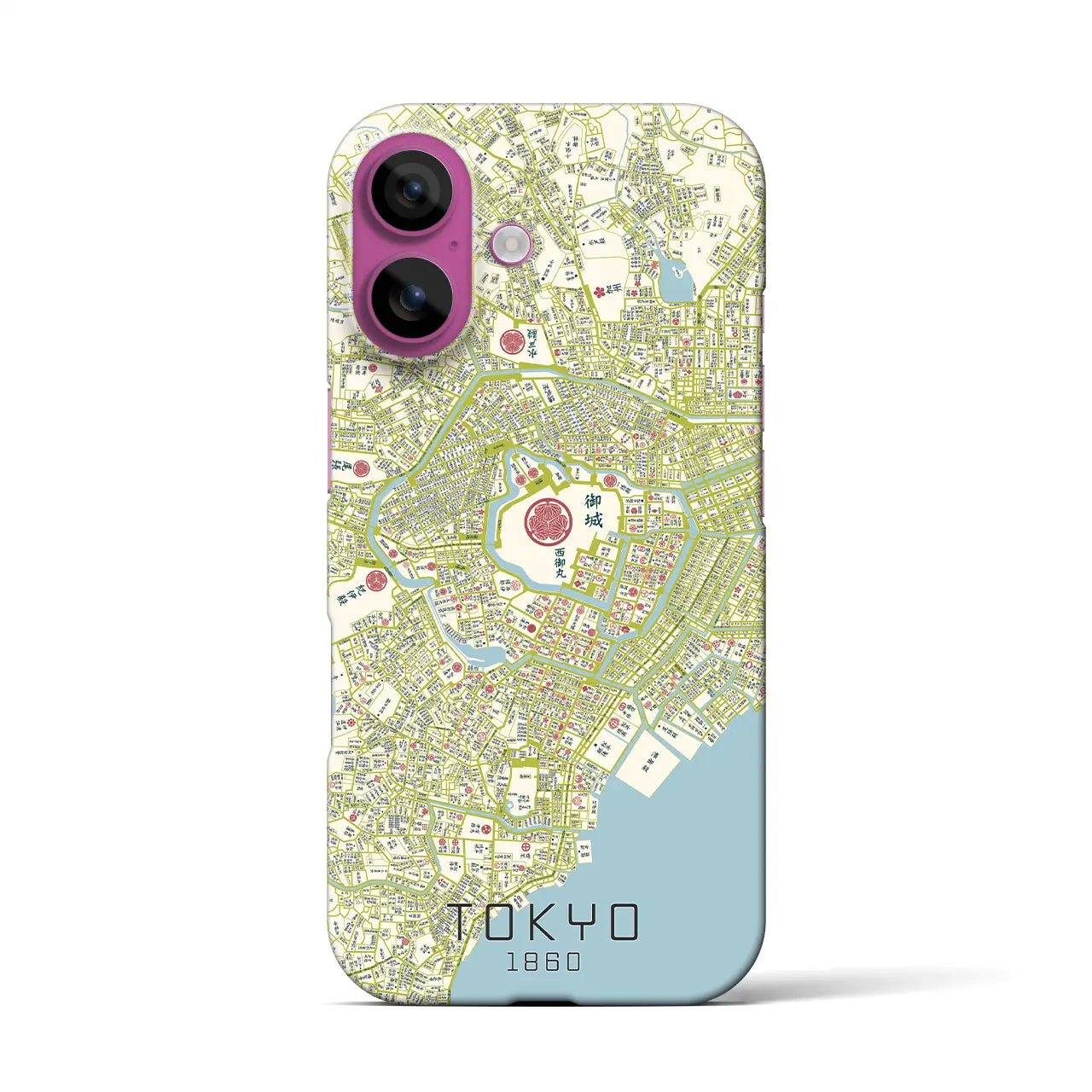 【東京(東京都)】万延江戸図iPhoneケース(バックカバータイプ)