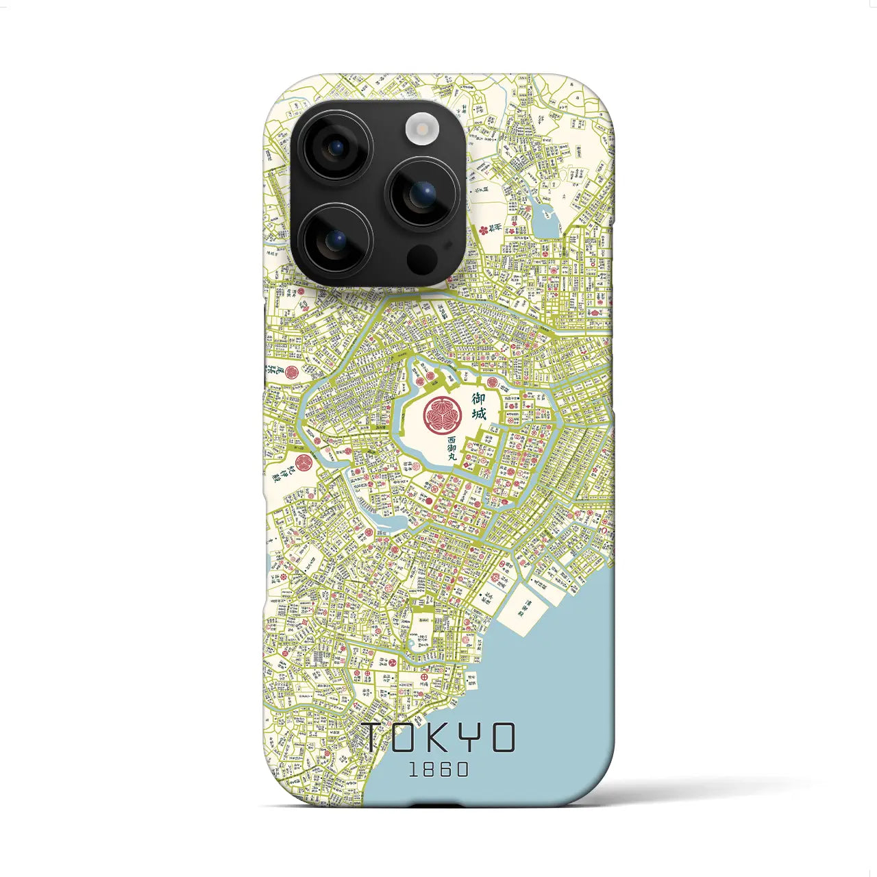 【東京(東京都)】万延江戸図iPhoneケース(バックカバータイプ)