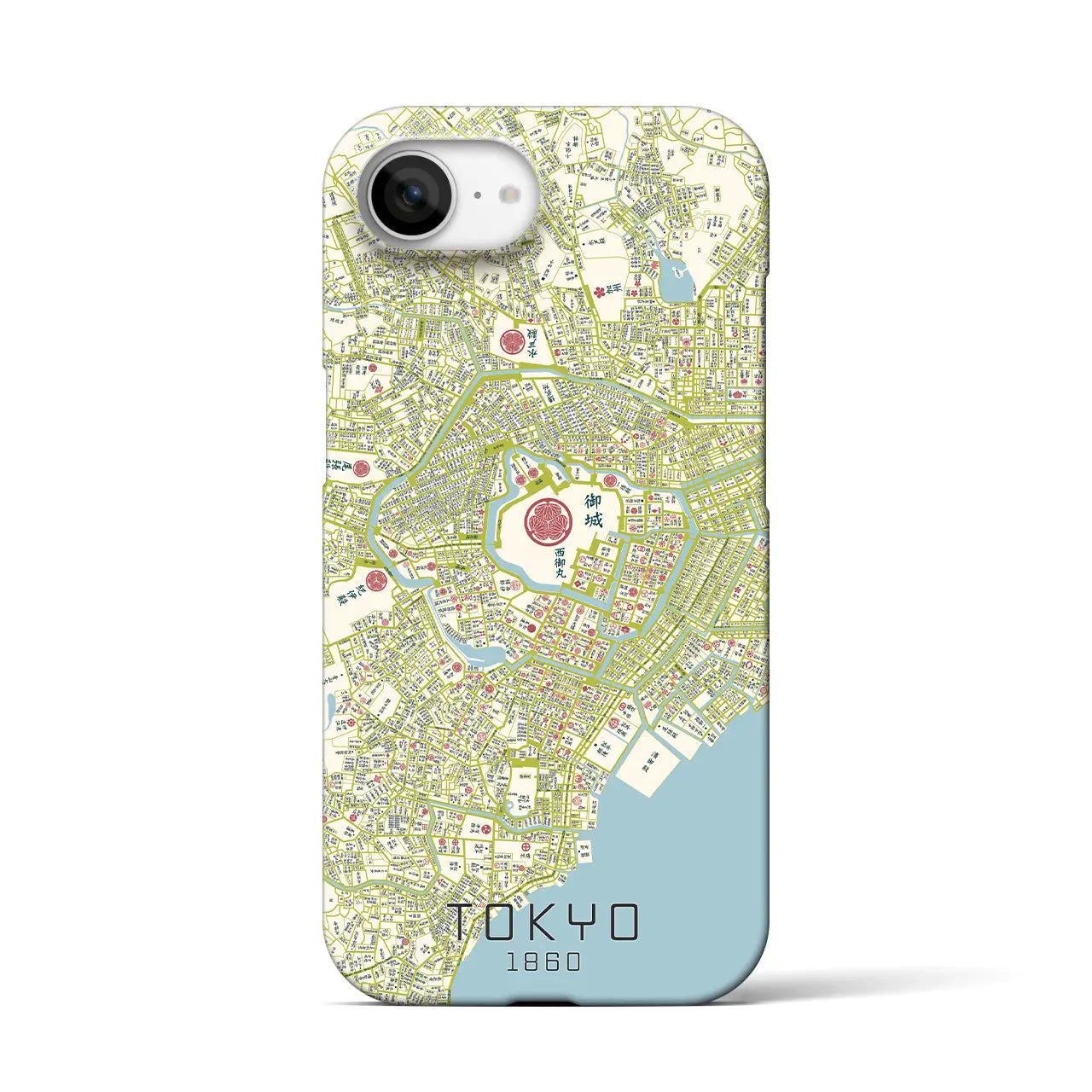 【東京(東京都)】万延江戸図iPhoneケース(バックカバータイプ)