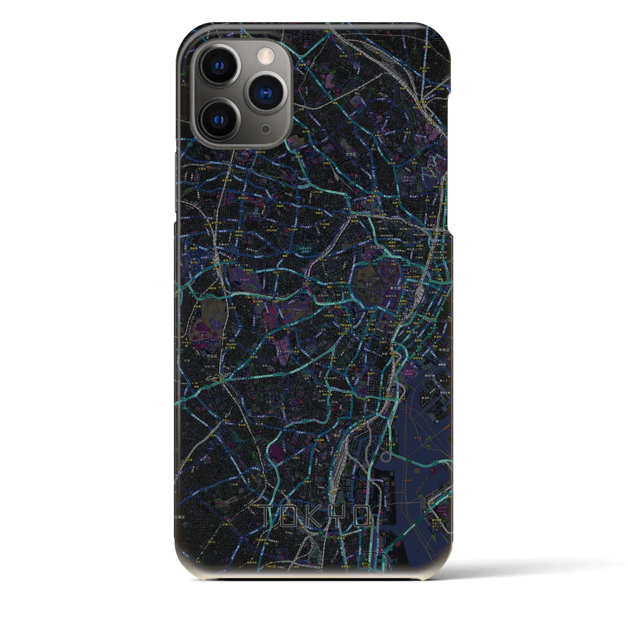 【東京2(東京都)】地図柄iPhoneケース(バックカバータイプ)