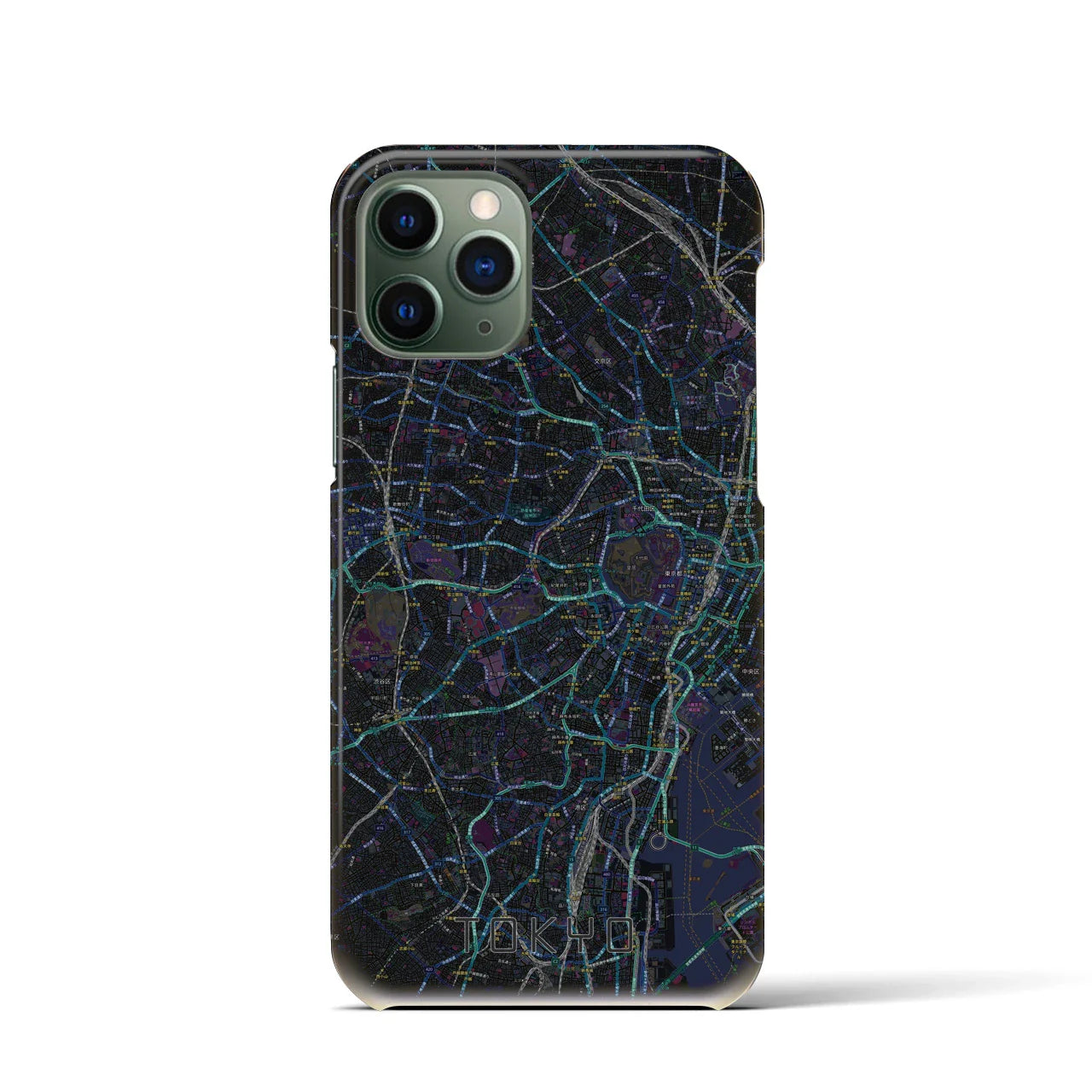 【東京2(東京都)】地図柄iPhoneケース(バックカバータイプ)