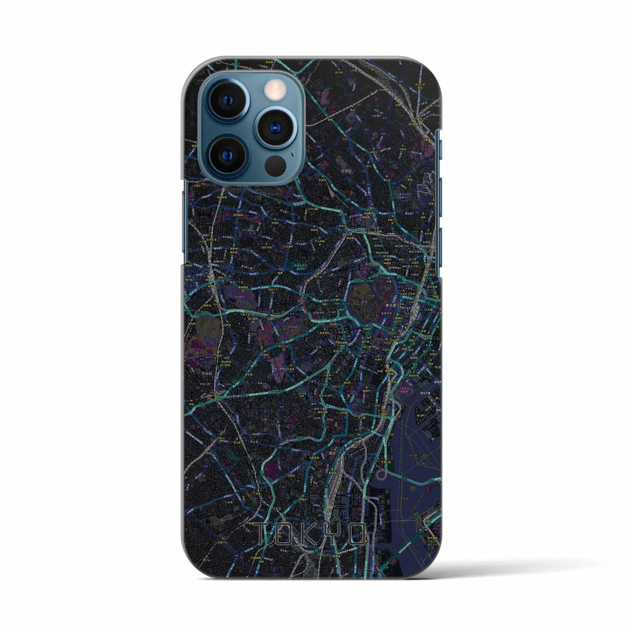 【東京2(東京都)】地図柄iPhoneケース(バックカバータイプ)