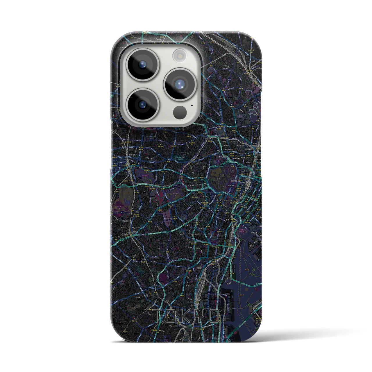 【東京2(東京都)】地図柄iPhoneケース(バックカバータイプ)