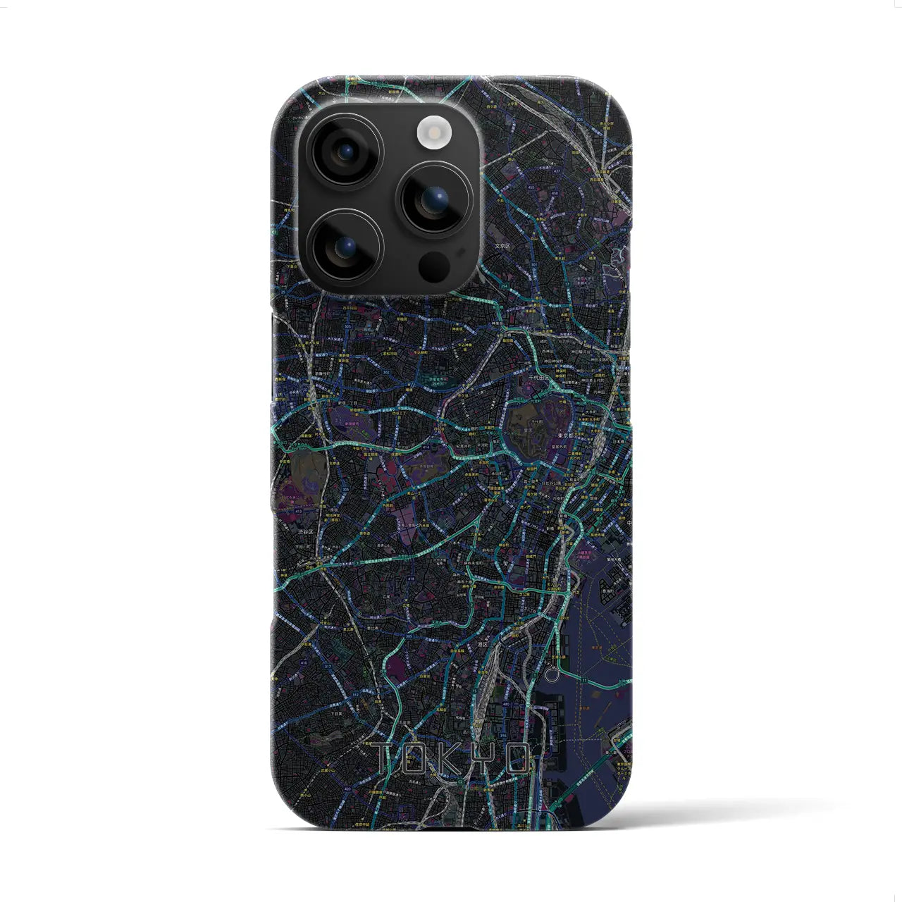 【東京2(東京都)】地図柄iPhoneケース(バックカバータイプ)