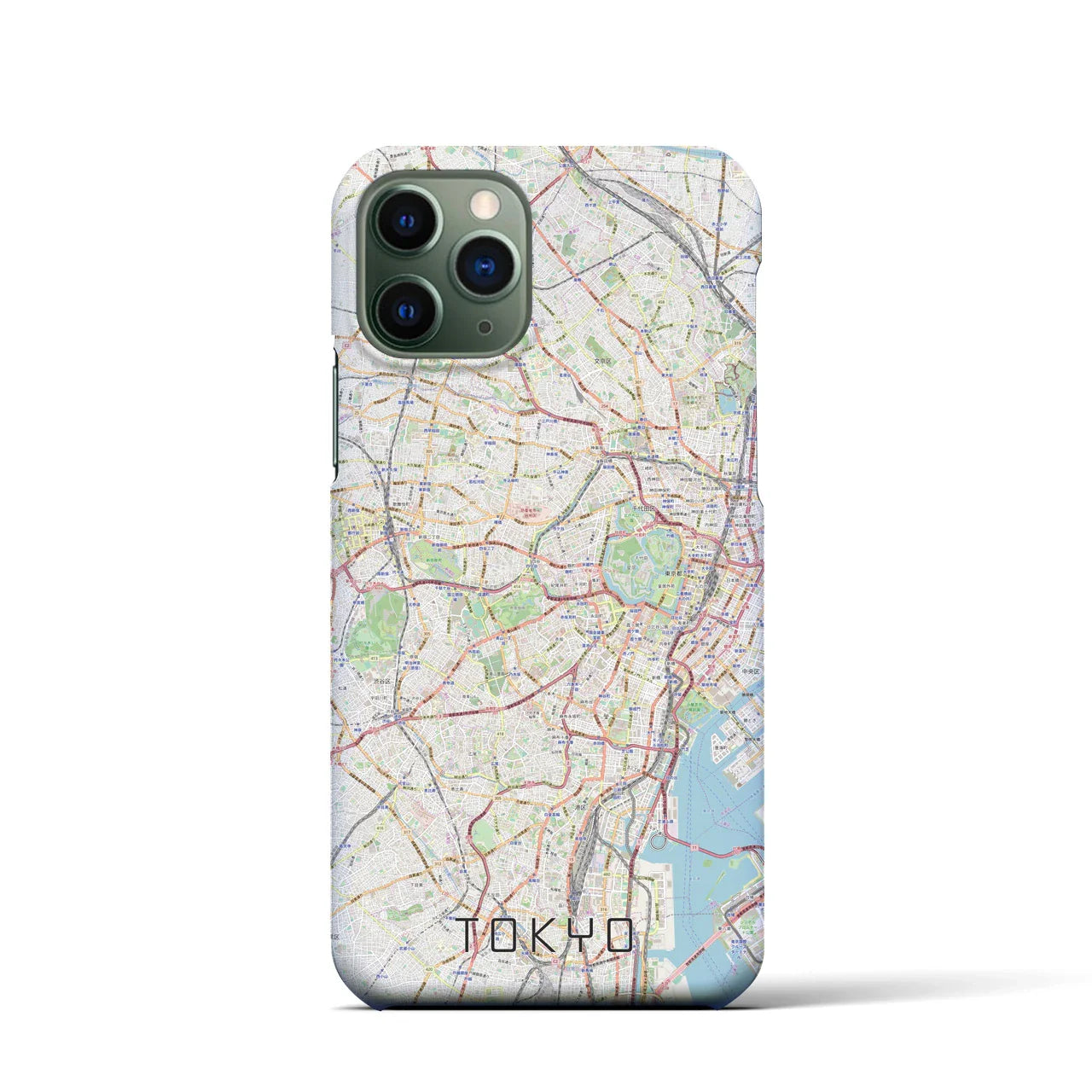 【東京2(東京都)】地図柄iPhoneケース(バックカバータイプ)
