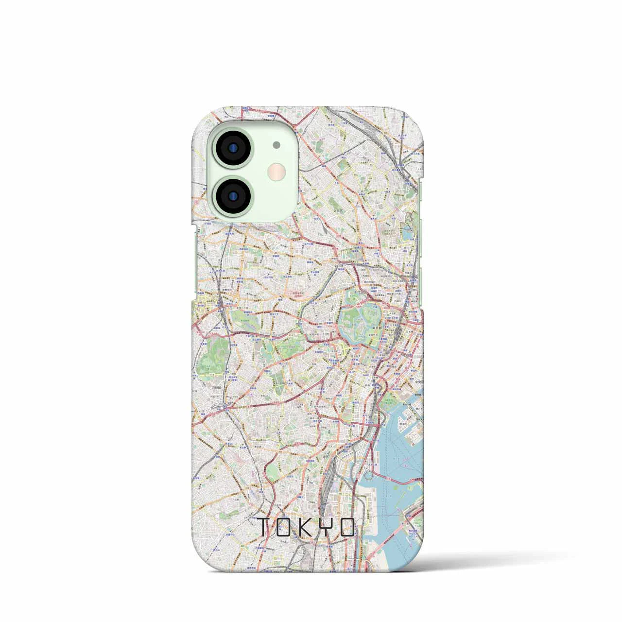 【東京2(東京都)】地図柄iPhoneケース(バックカバータイプ)