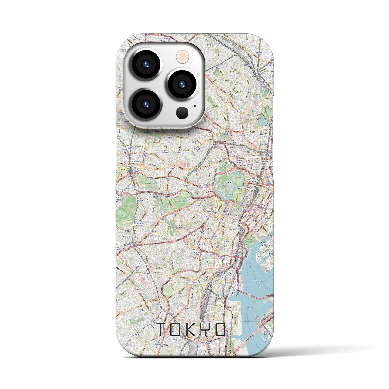 【東京2(東京都)】地図柄iPhoneケース(バックカバータイプ)