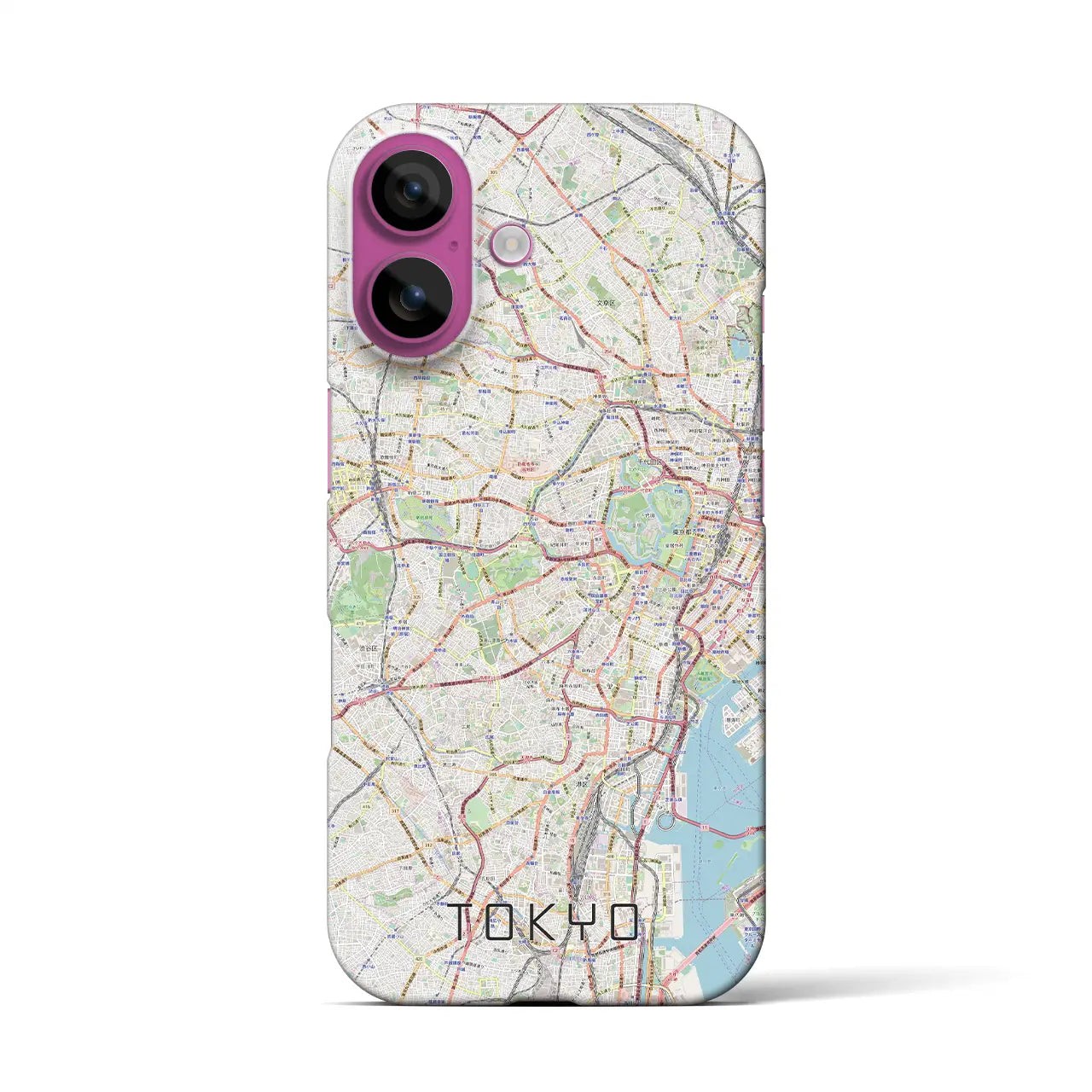 【東京2(東京都)】地図柄iPhoneケース(バックカバータイプ)
