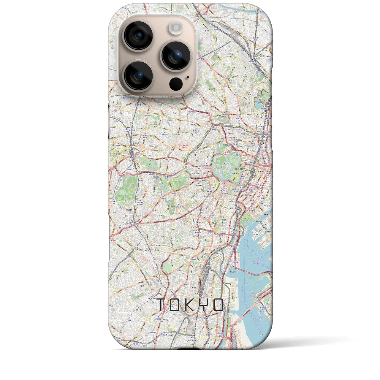 【東京2(東京都)】地図柄iPhoneケース(バックカバータイプ)