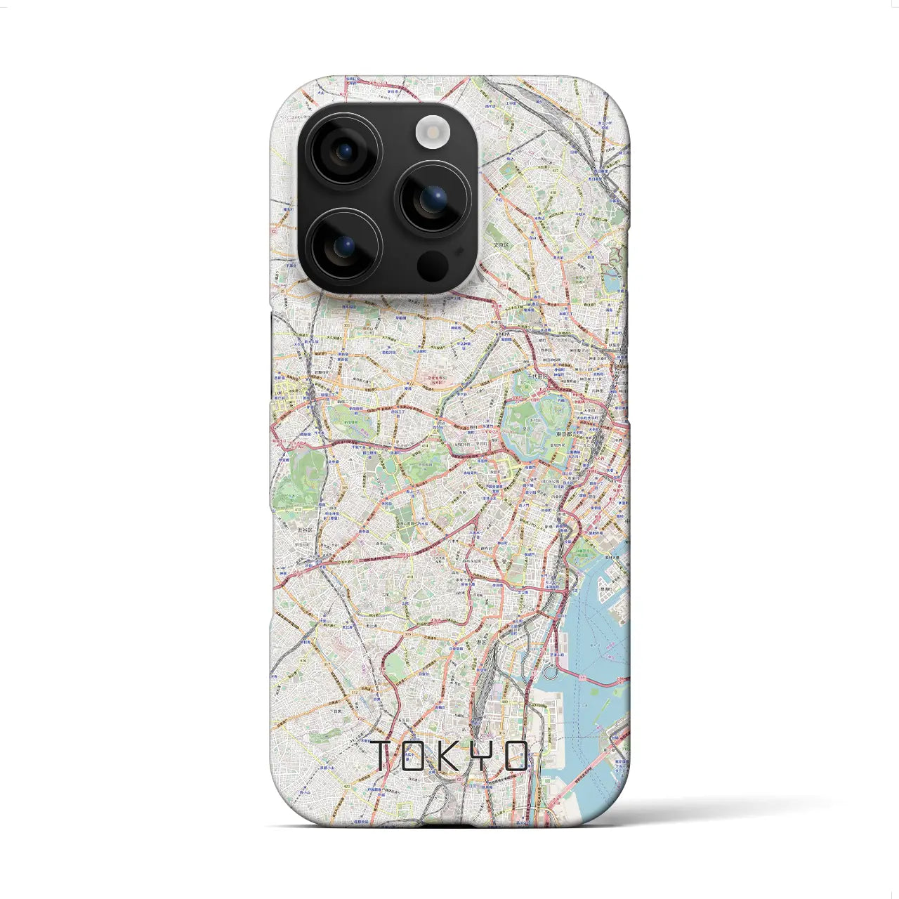 【東京2(東京都)】地図柄iPhoneケース(バックカバータイプ)