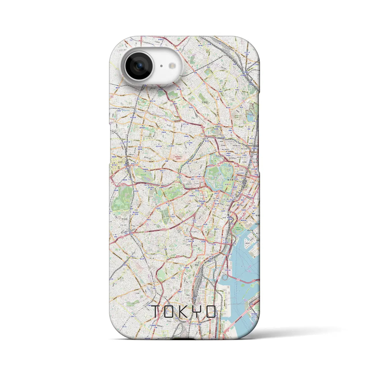 【東京2(東京都)】地図柄iPhoneケース(バックカバータイプ)