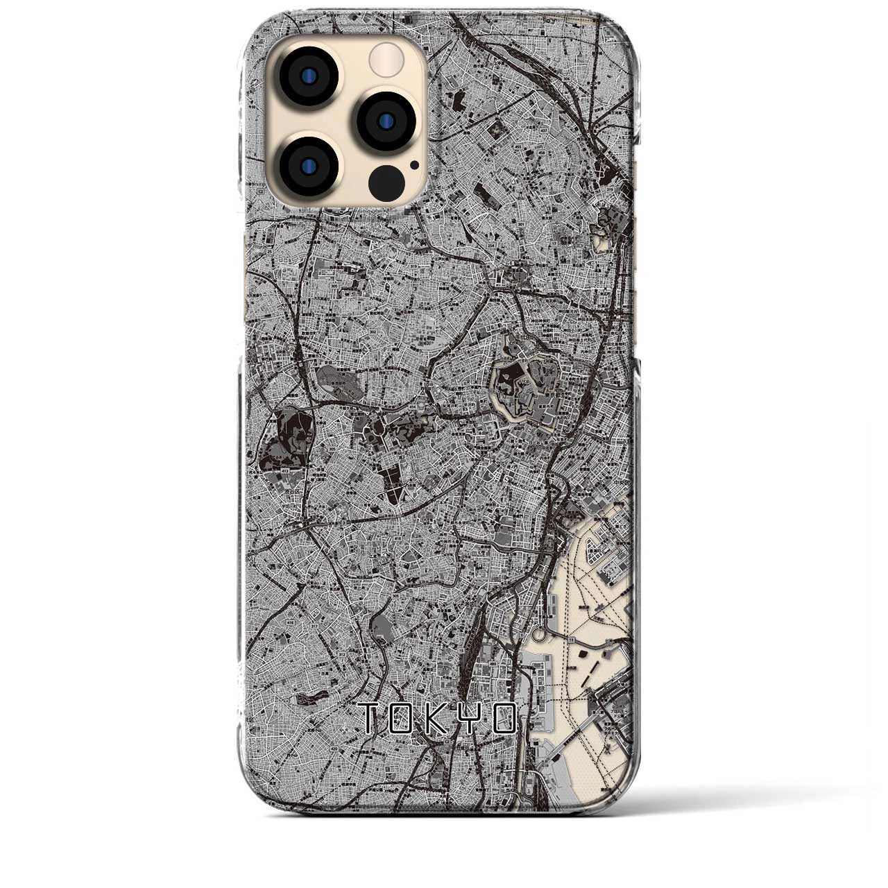 【東京2(東京都)】地図柄iPhoneケース(クリアタイプ)