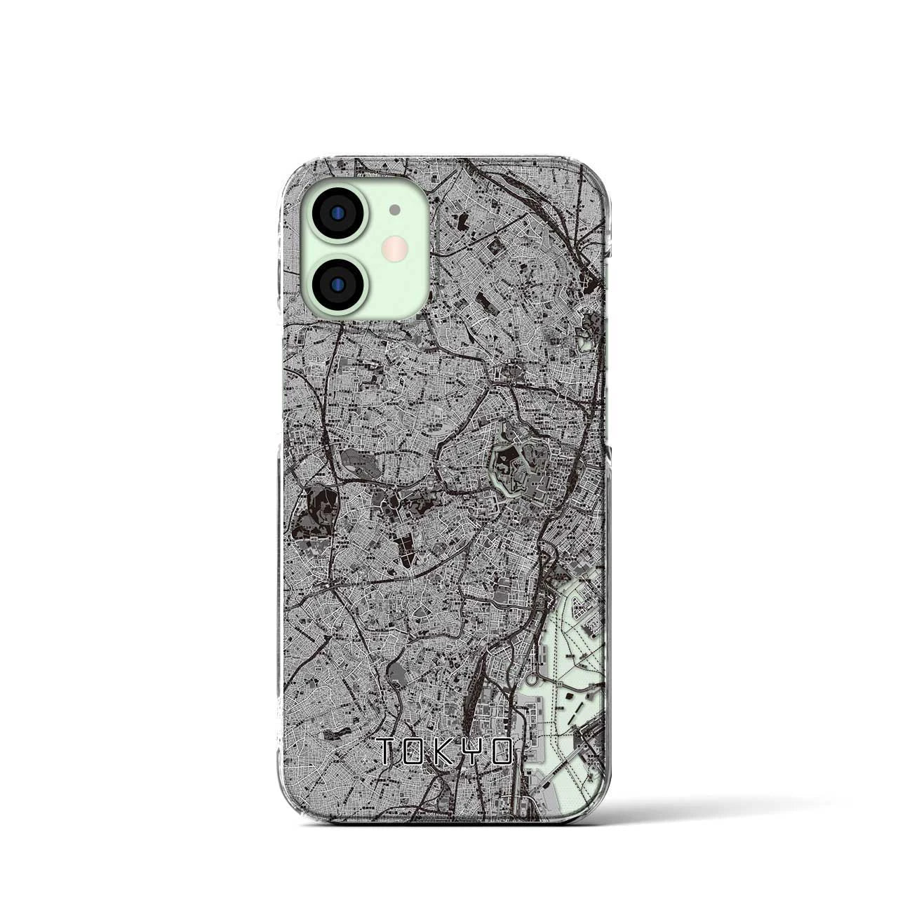 【東京2(東京都)】地図柄iPhoneケース(クリアタイプ)