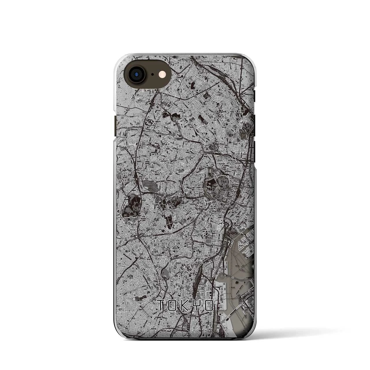 【東京2(東京都)】地図柄iPhoneケース(クリアタイプ)