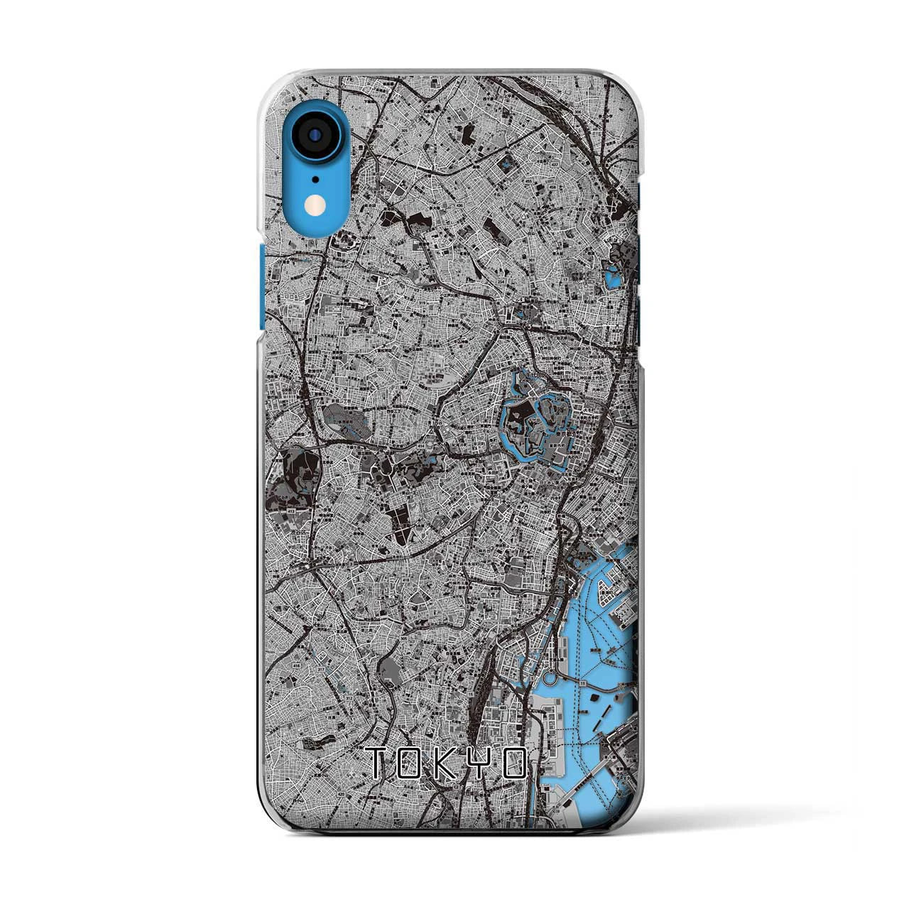 【東京2(東京都)】地図柄iPhoneケース(クリアタイプ)