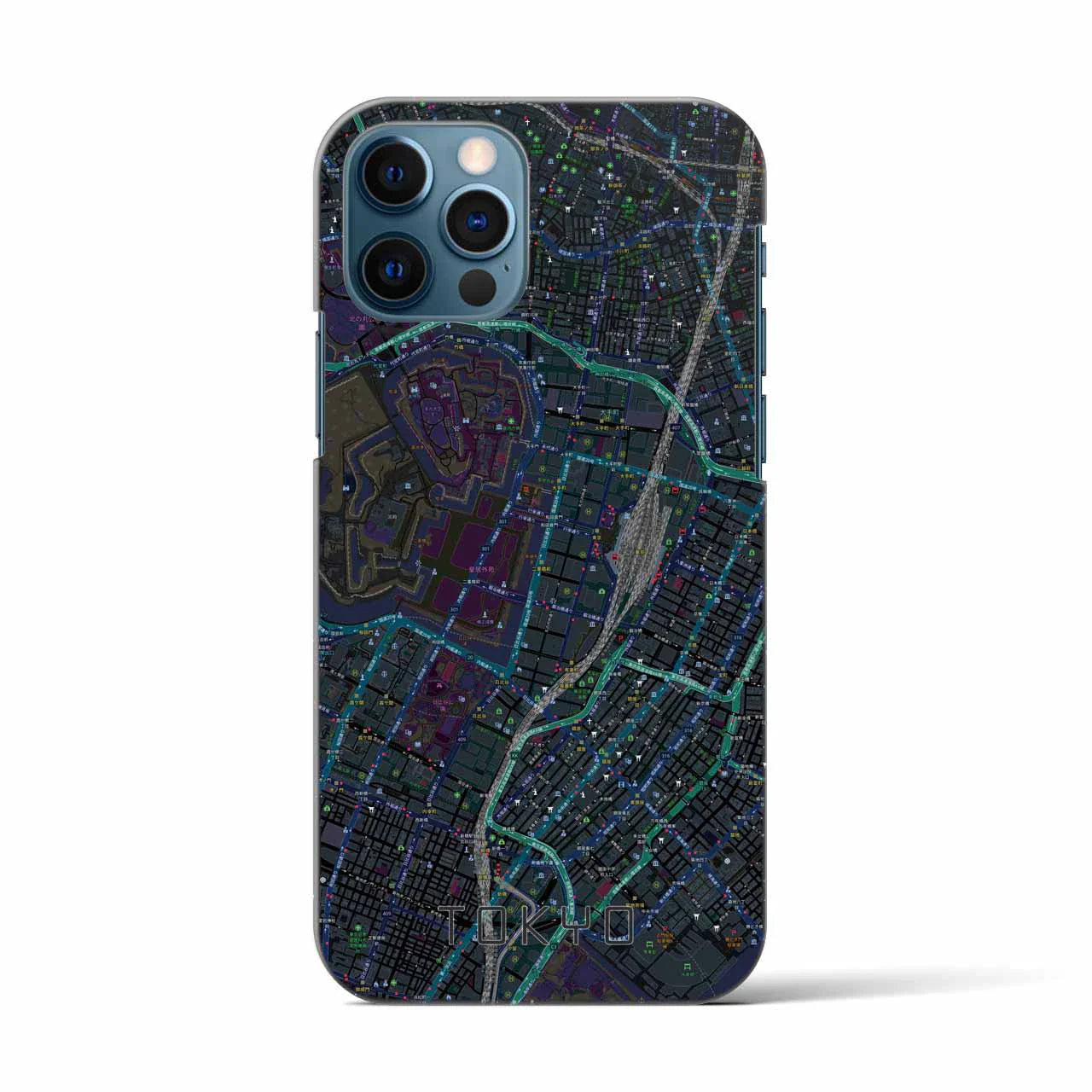 【東京(東京都)】地図柄iPhoneケース(バックカバータイプ)