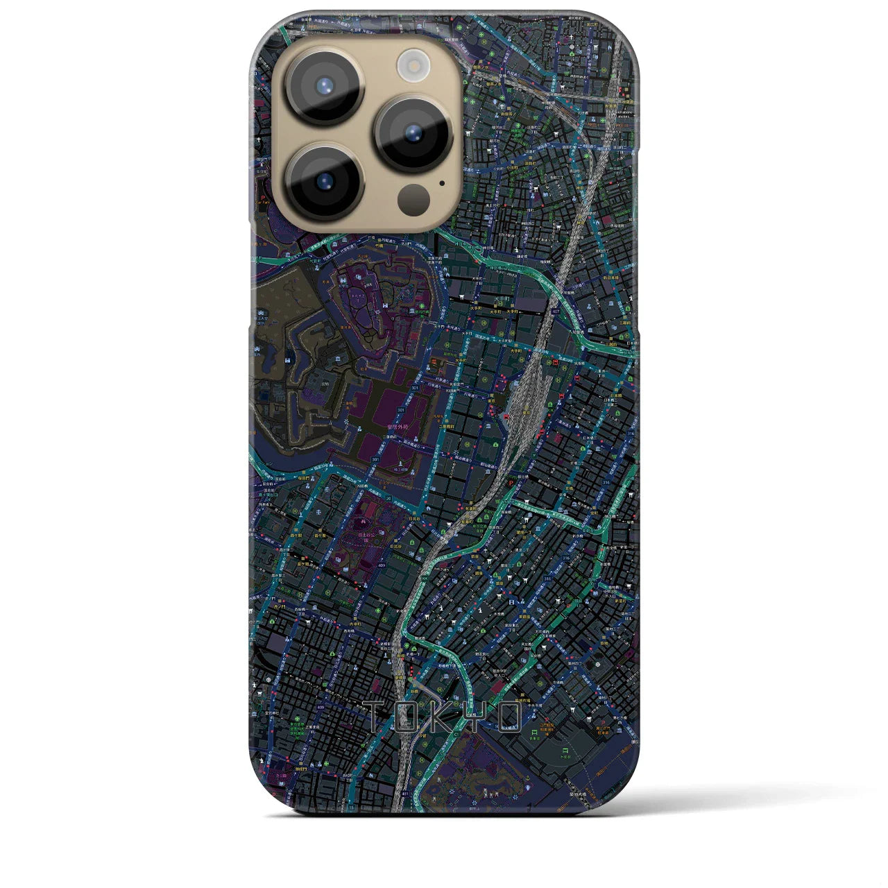 【東京(東京都)】地図柄iPhoneケース(バックカバータイプ)
