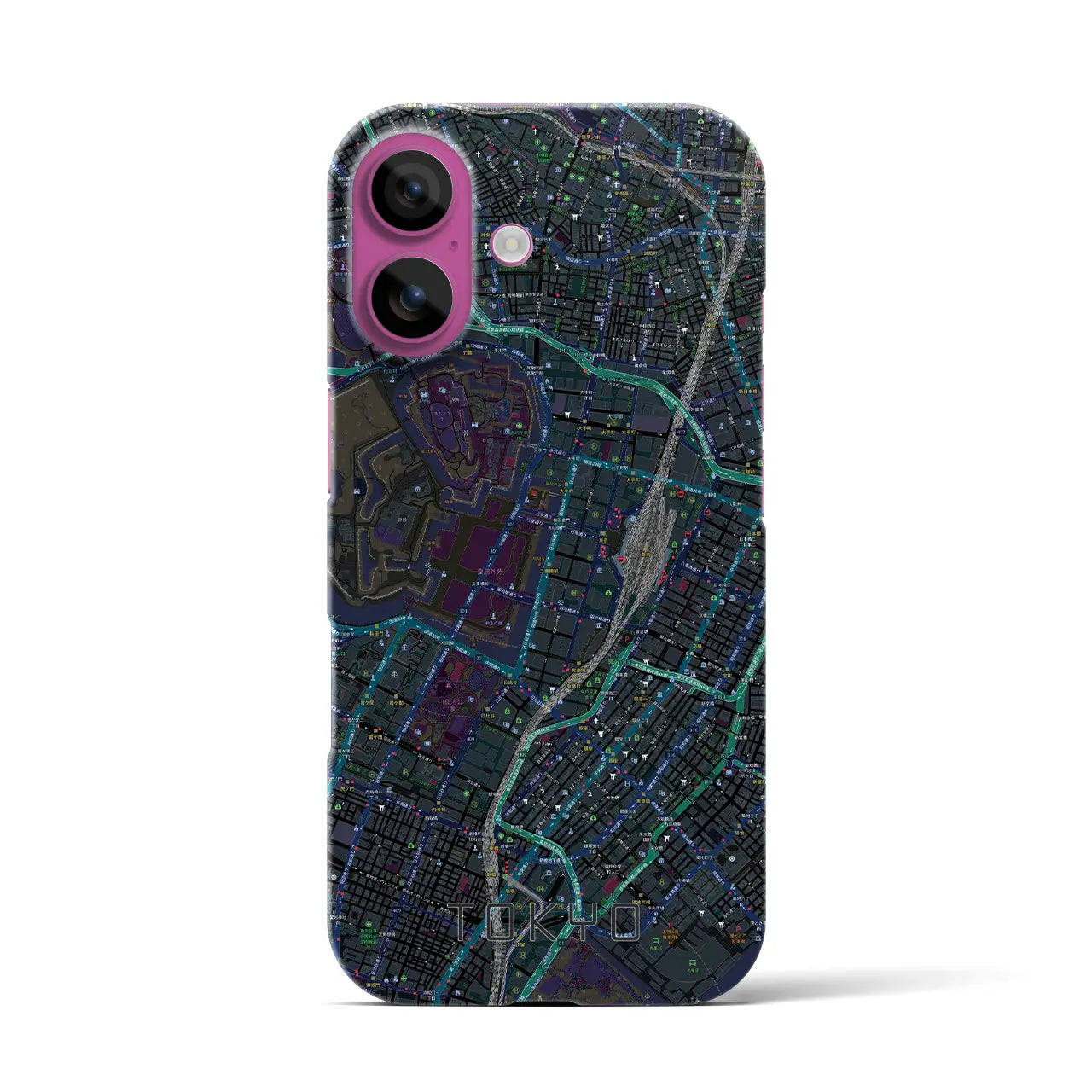 【東京(東京都)】地図柄iPhoneケース(バックカバータイプ)