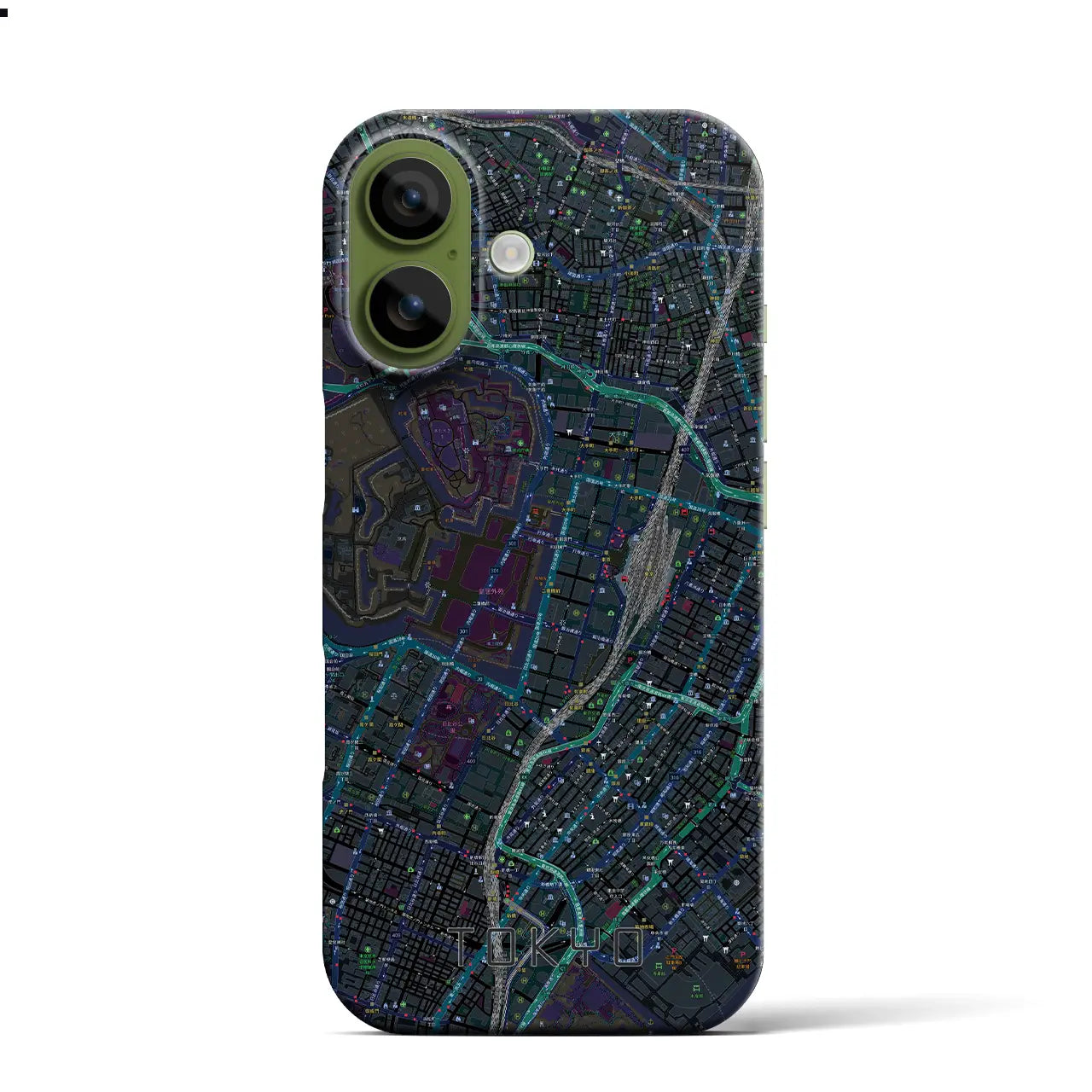 【東京(東京都)】地図柄iPhoneケース(バックカバータイプ)