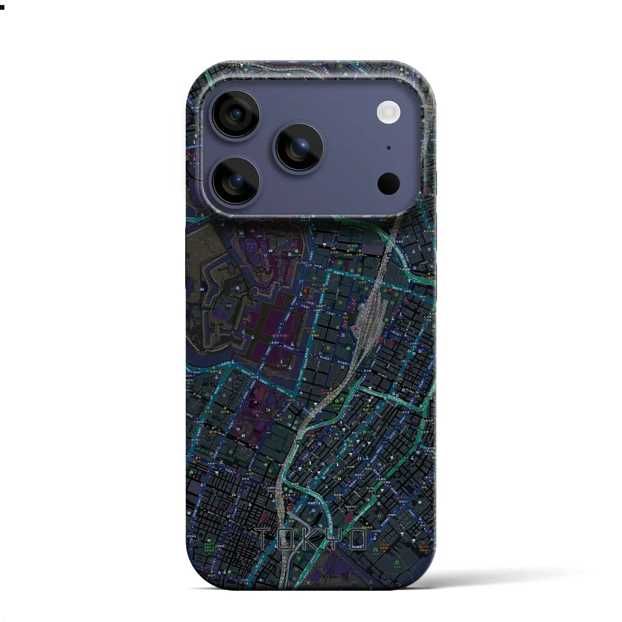【東京(東京都)】地図柄iPhoneケース(バックカバータイプ)