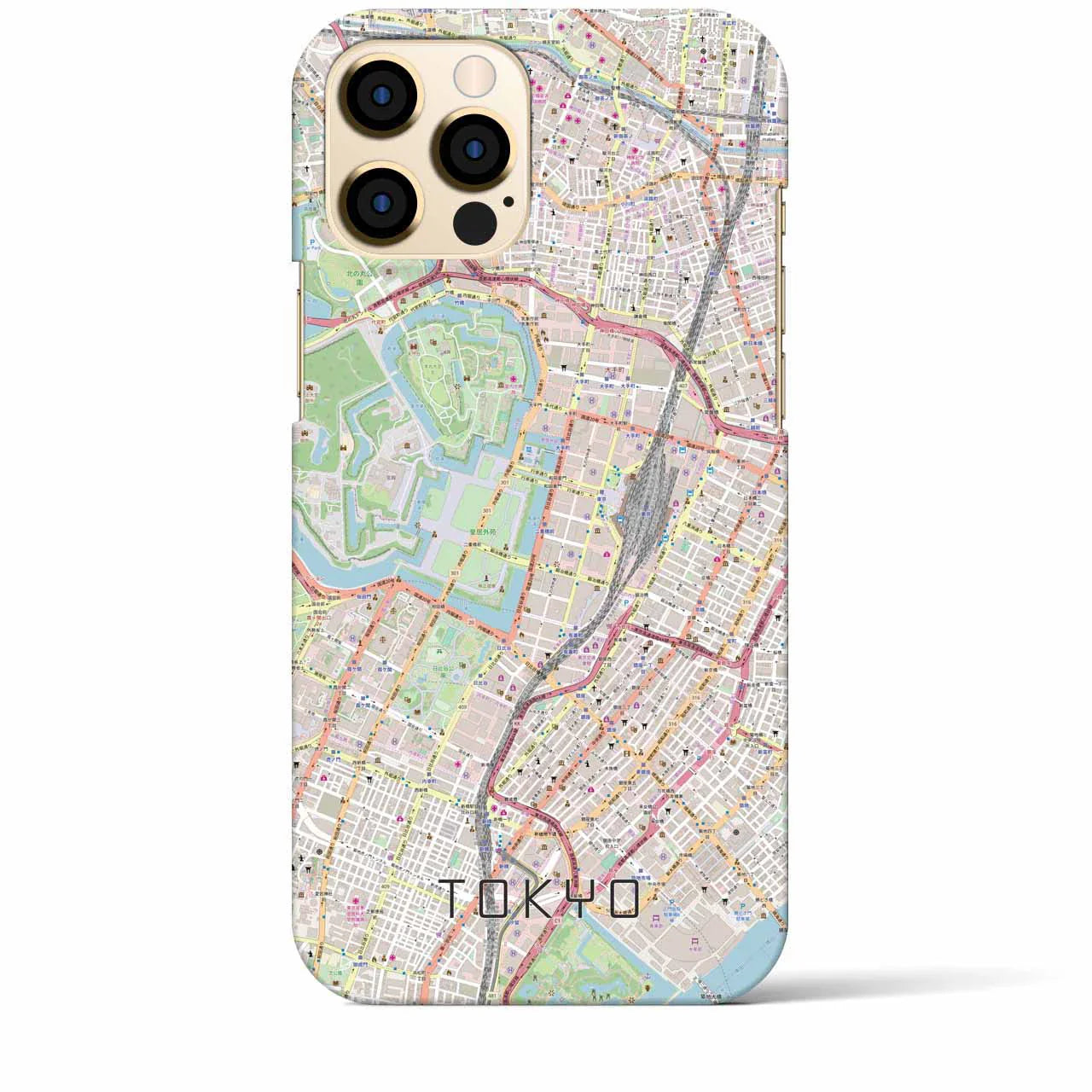 【東京(東京都)】地図柄iPhoneケース(バックカバータイプ)