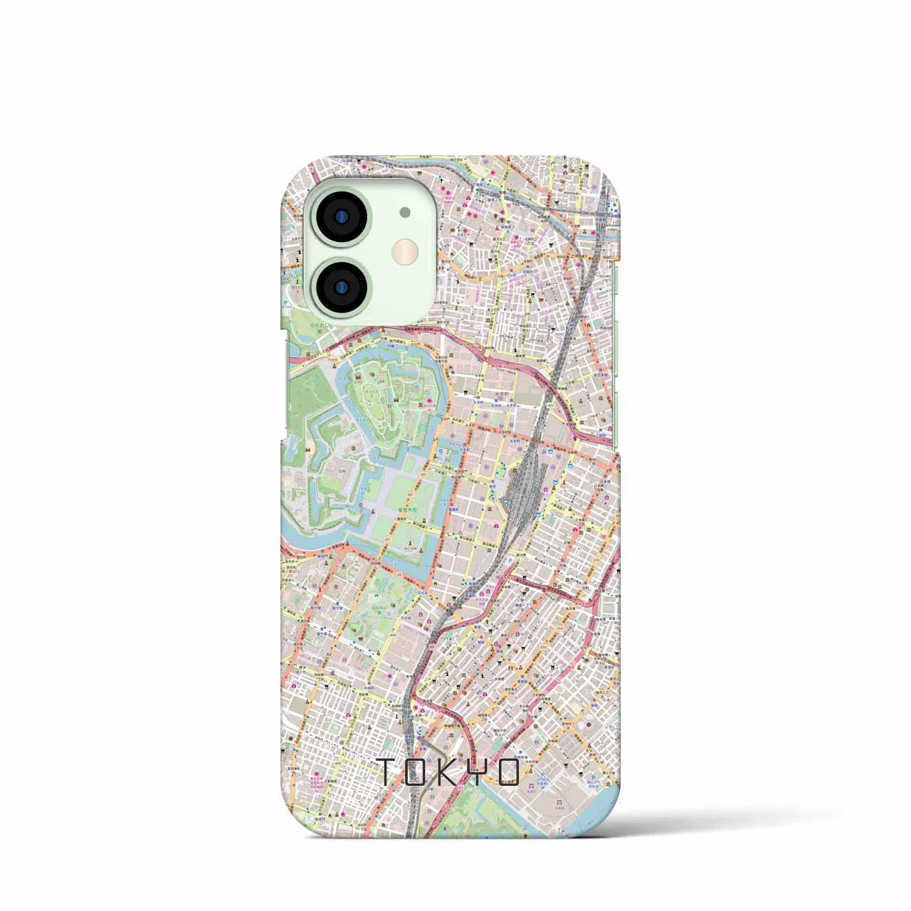 【東京(東京都)】地図柄iPhoneケース(バックカバータイプ)