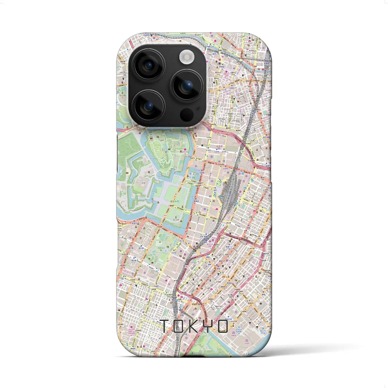 【東京(東京都)】地図柄iPhoneケース(バックカバータイプ)