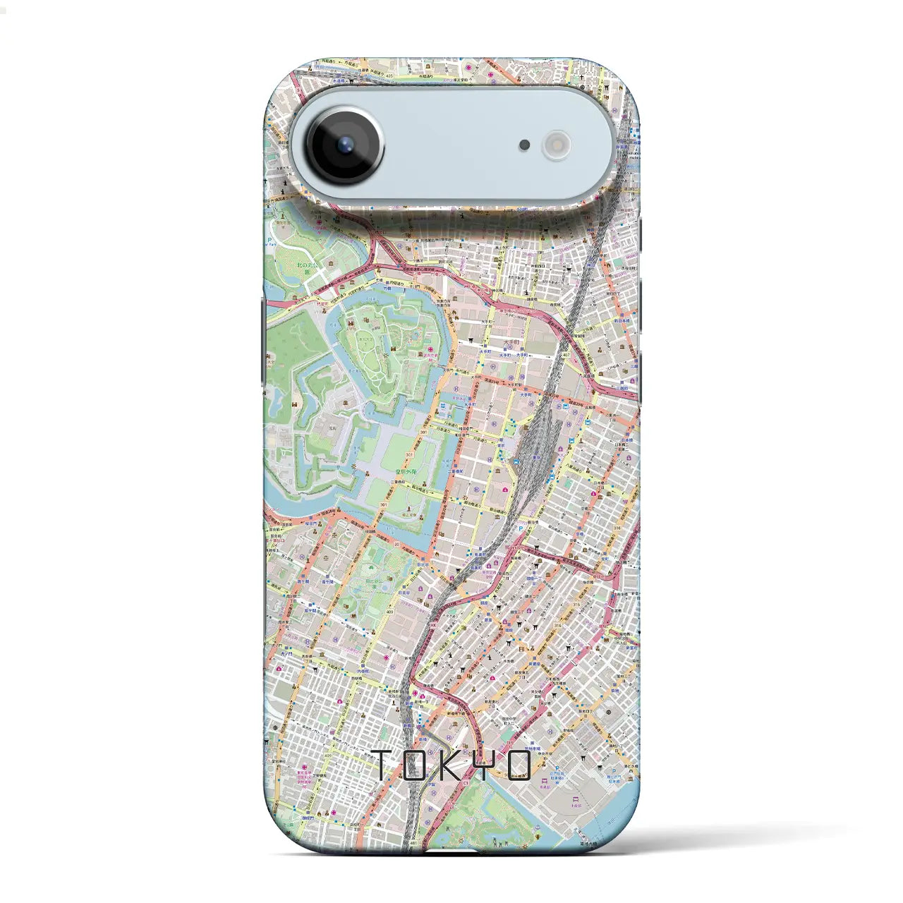 【東京(東京都)】地図柄iPhoneケース(バックカバータイプ)