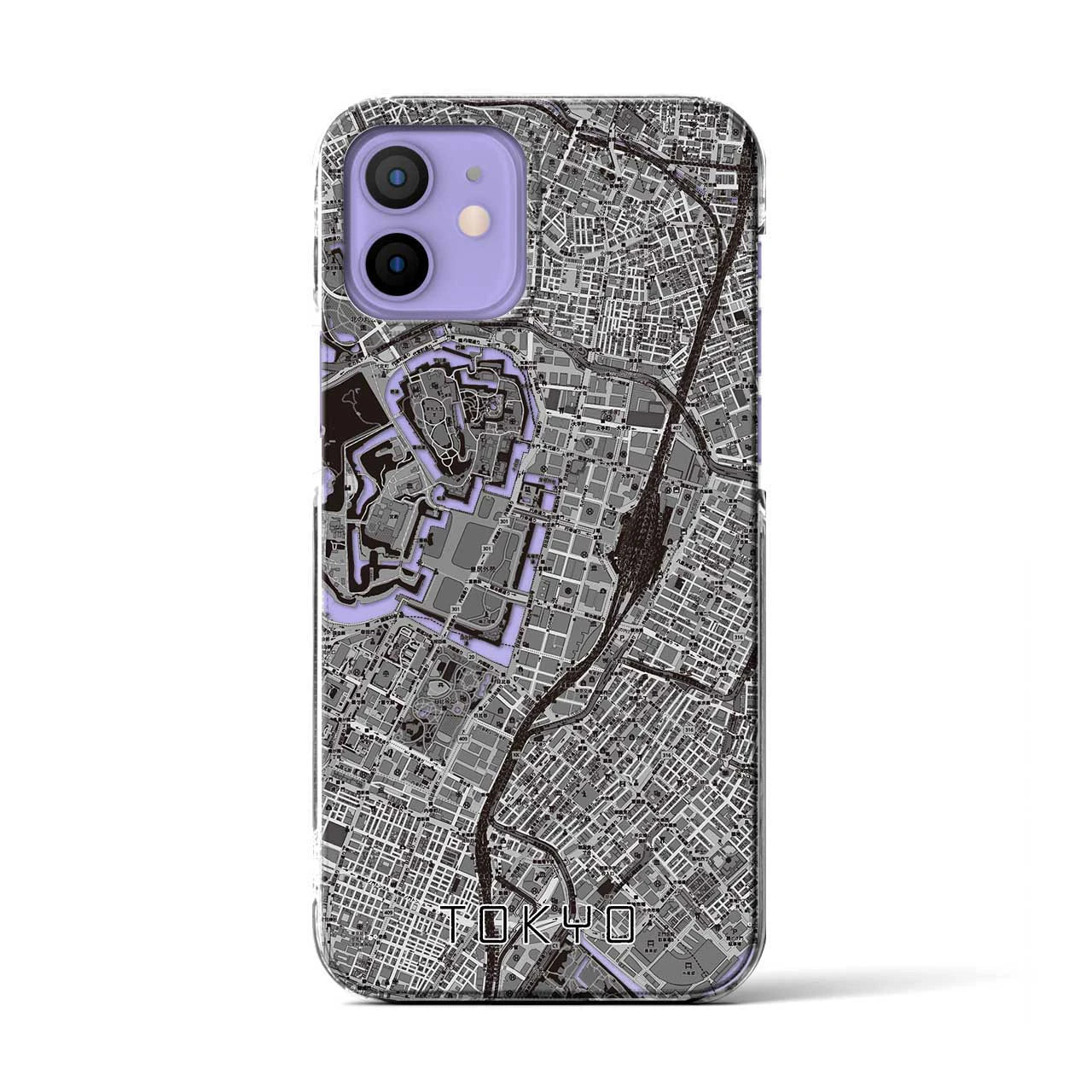 【東京(東京都)】地図柄iPhoneケース(クリアタイプ)