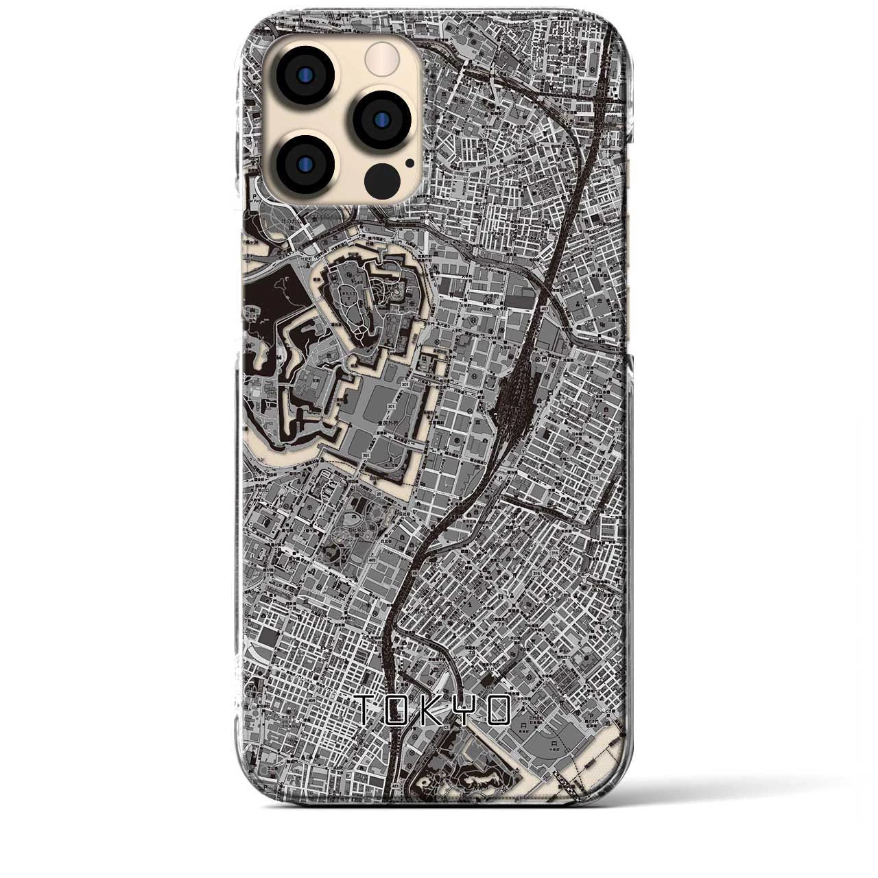 【東京(東京都)】地図柄iPhoneケース(クリアタイプ)